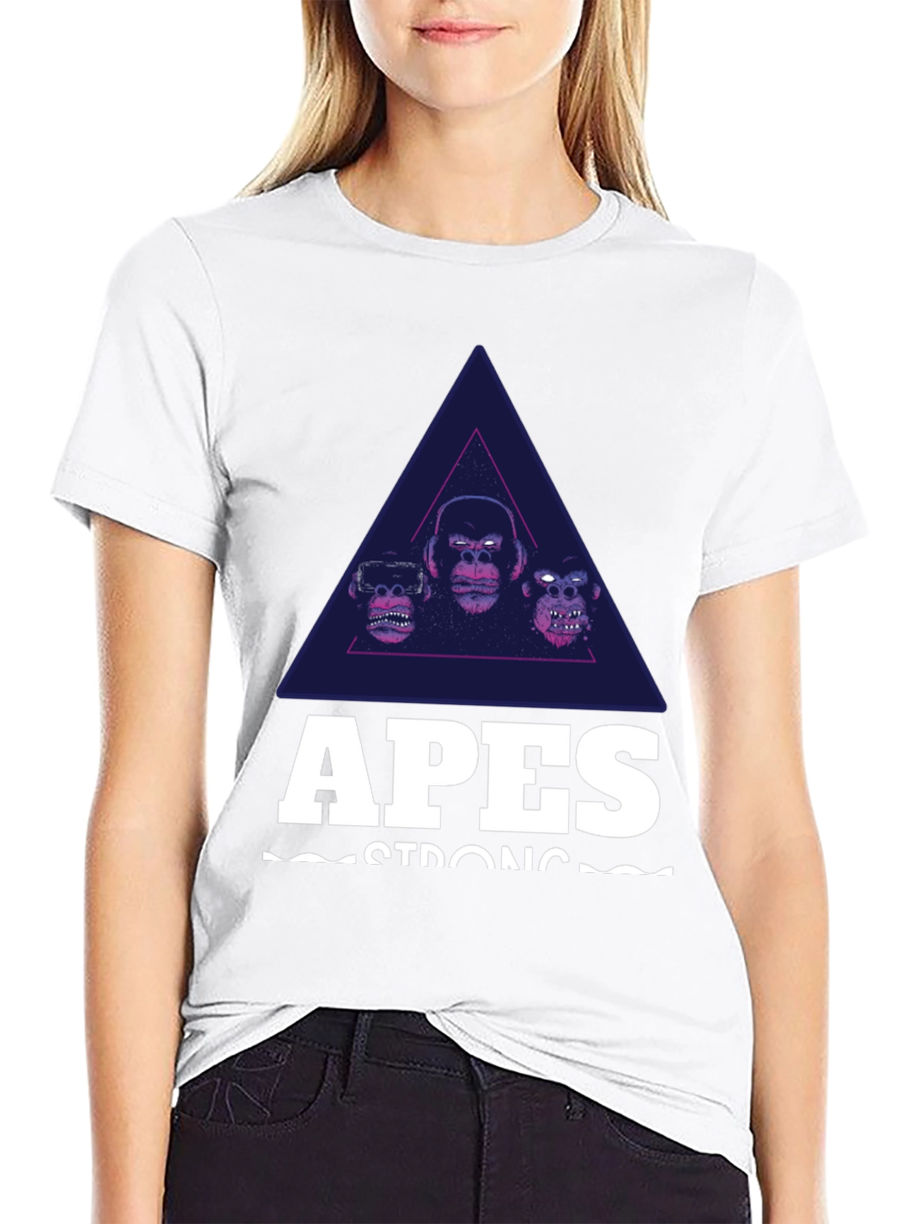 Apes Strong Graphic Tee - Black
