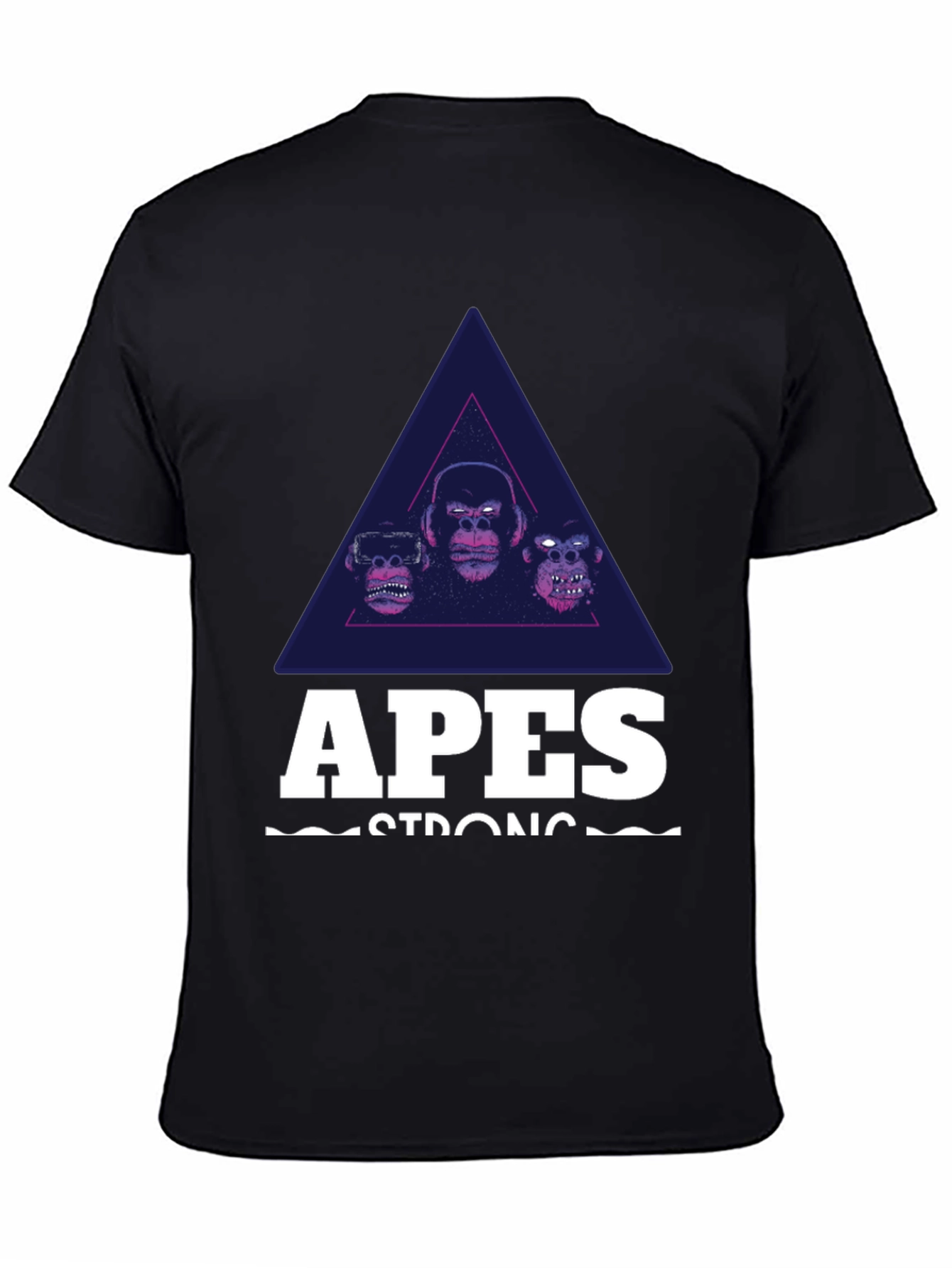 Apes Strong Graphic Tee - Black