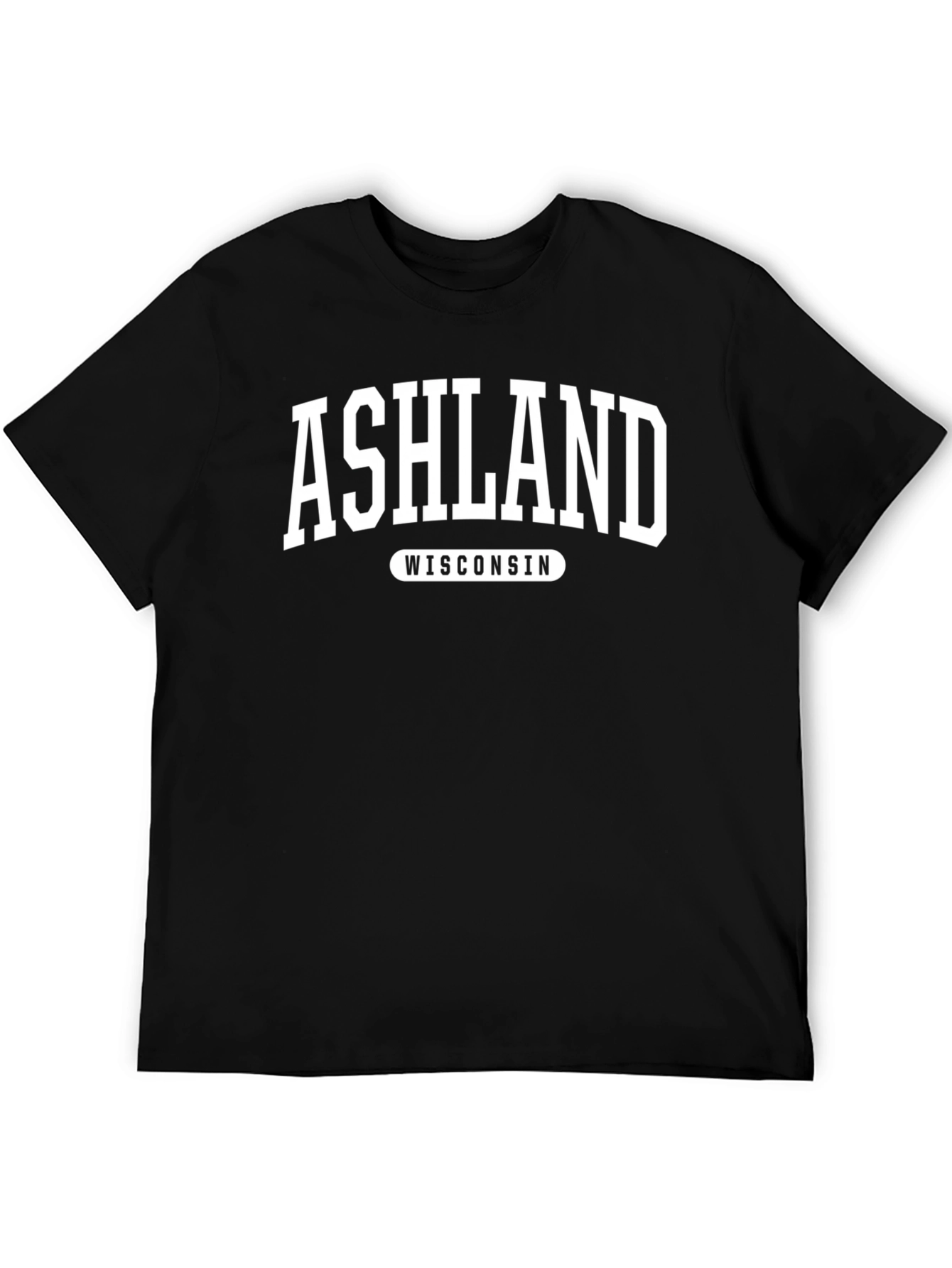 Ashland Wisconsin Black T-Shirt