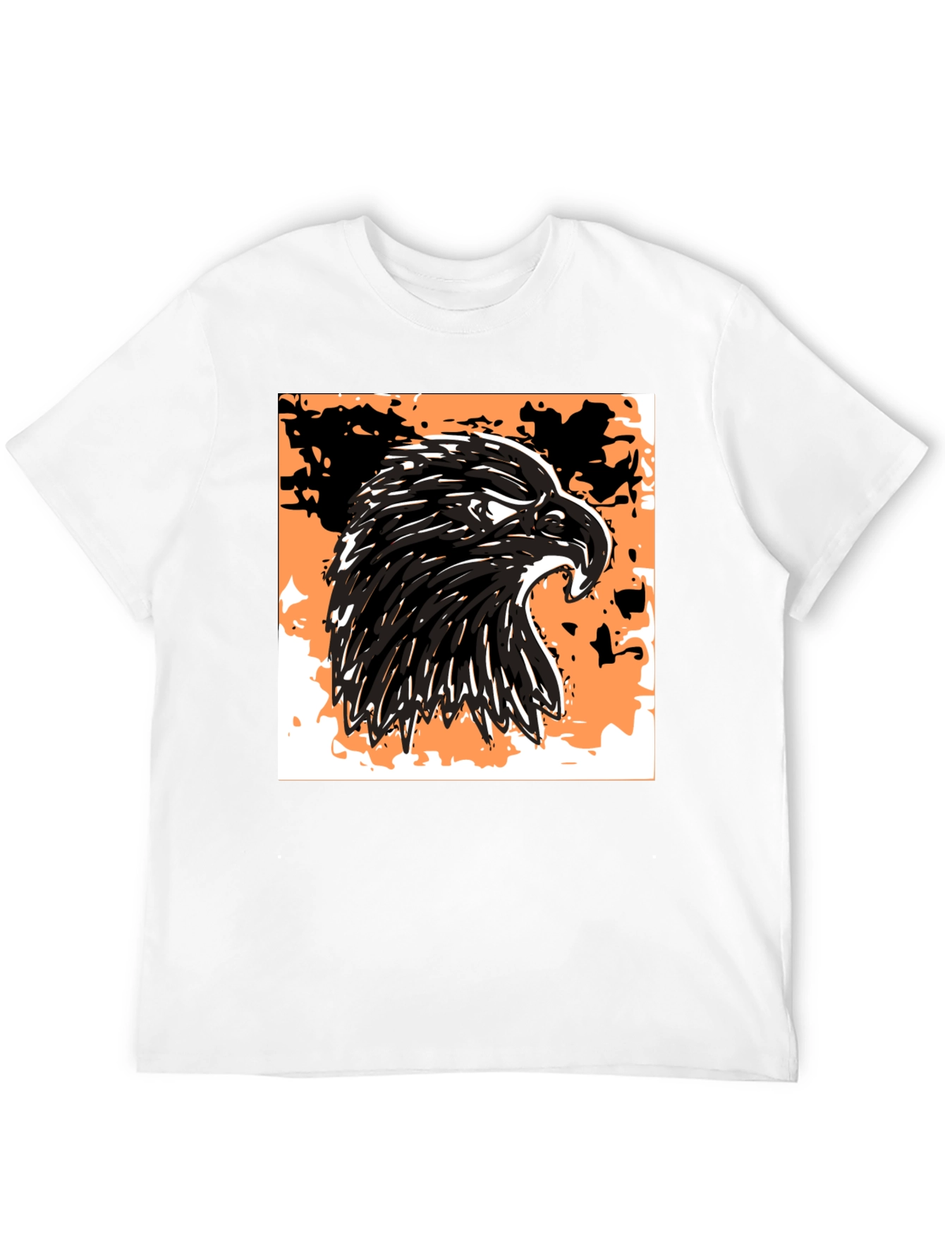 Eagle Graphic T-Shirt - Bold Black Design