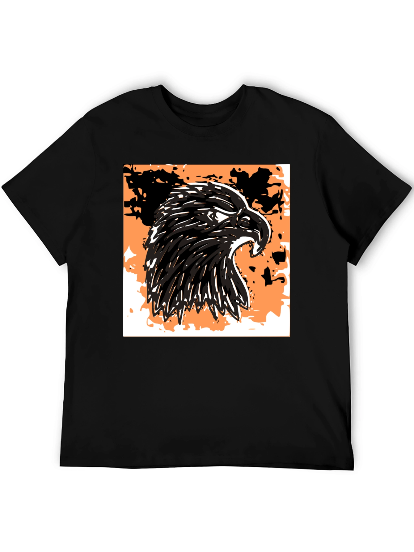 Eagle Graphic T-Shirt - Bold Black Design