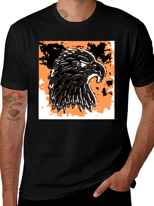Eagle Graphic T-Shirt - Bold Black Design