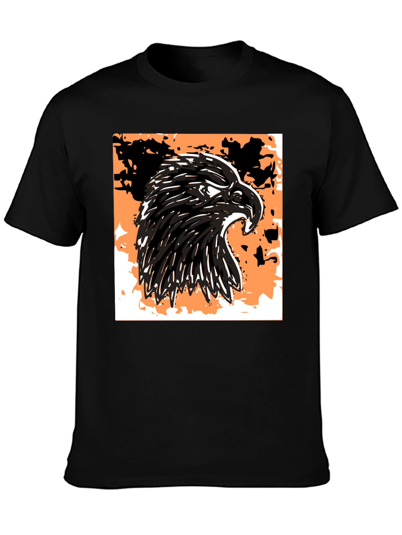 Eagle Graphic T-Shirt - Bold Black Design