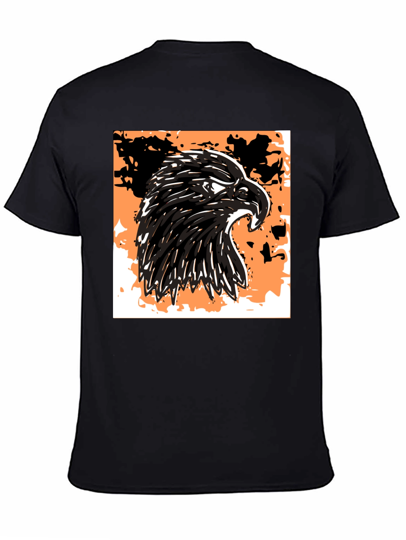 Eagle Graphic T-Shirt - Bold Black Design