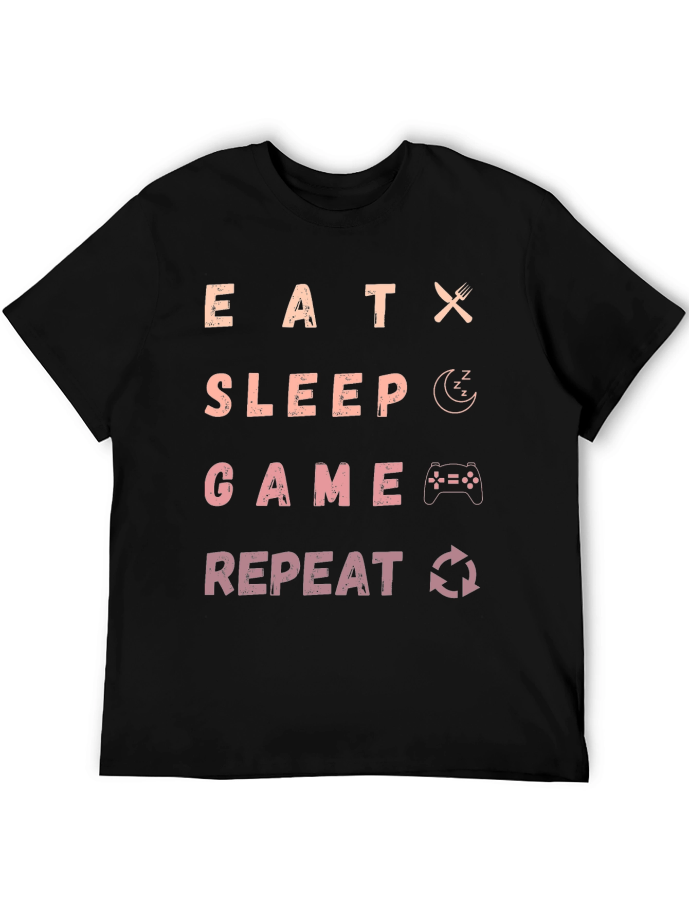 Eat Sleep Game Repeat T-Shirt