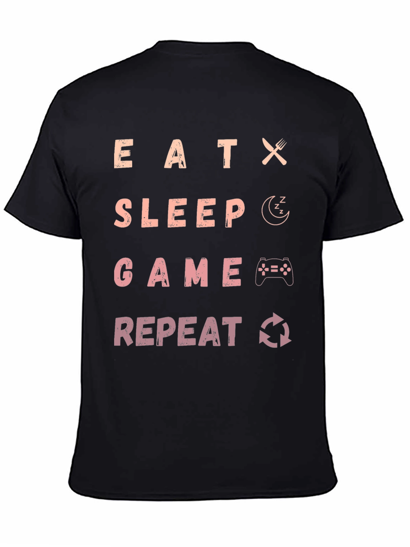 Eat Sleep Game Repeat T-Shirt