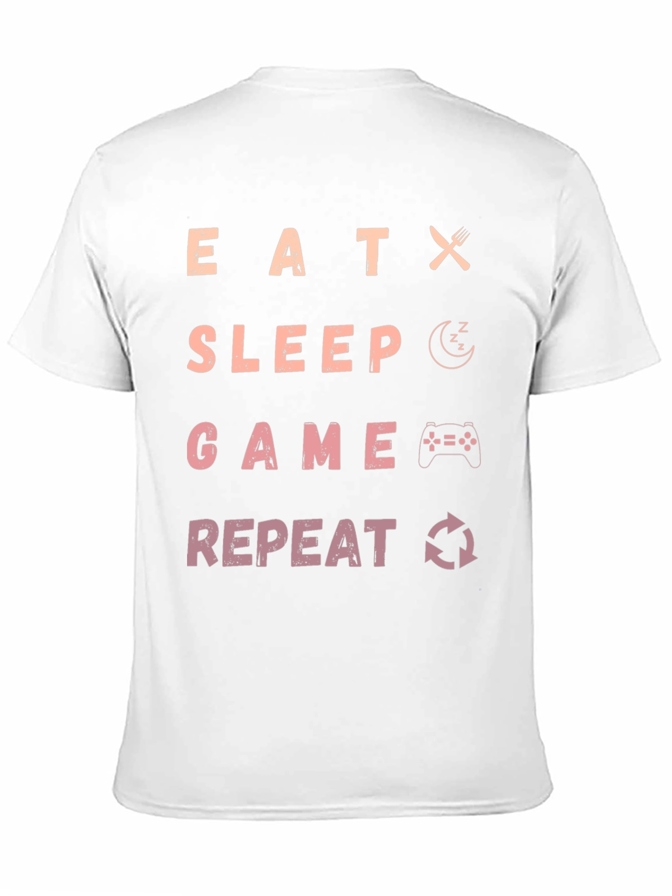 Eat Sleep Game Repeat T-Shirt