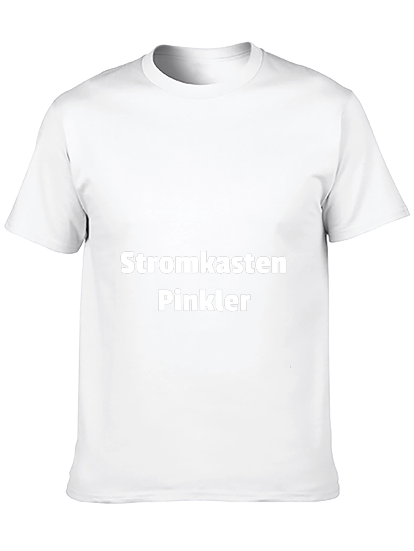 Stromkasten Pinkler T-Shirt - Black Crew Neck Tee