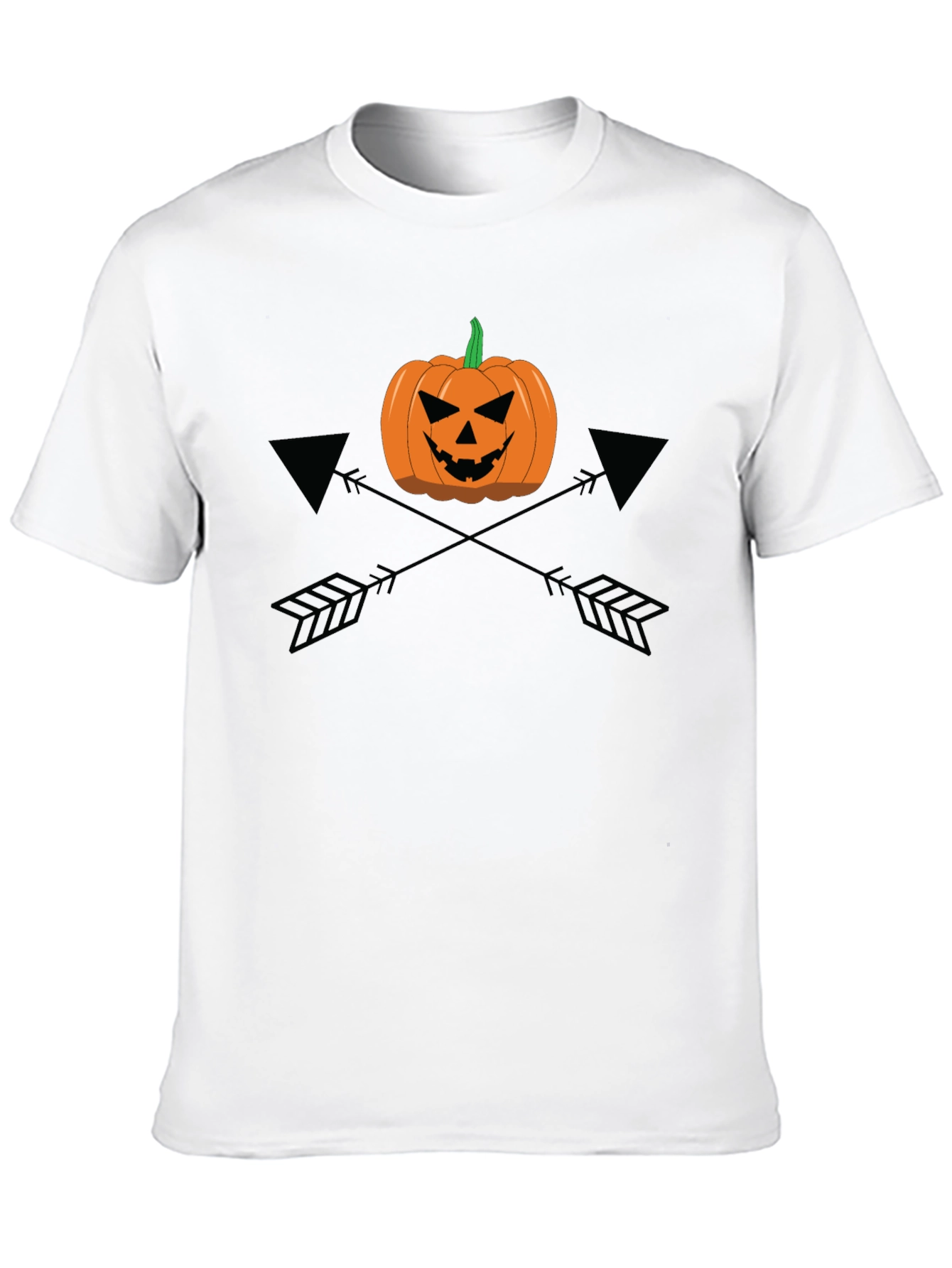 Halloween Pumpkin Arrows Graphic Tee - Mens