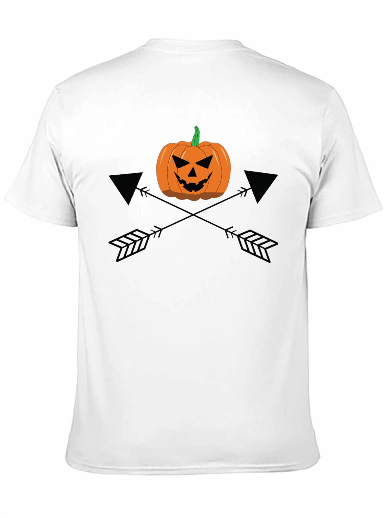 Halloween Pumpkin Arrows Graphic Tee - Mens