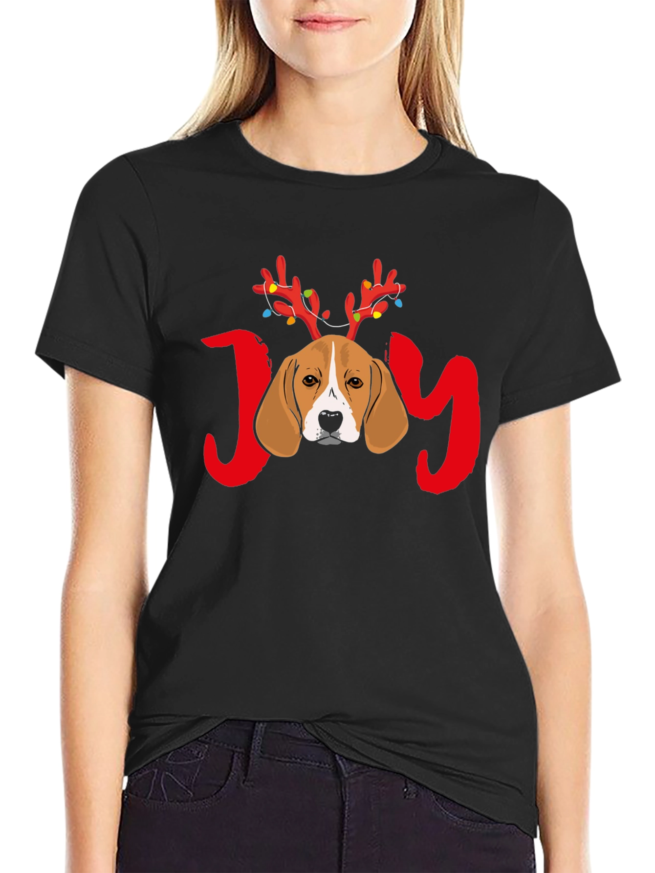 Beagle JOY Christmas T-Shirt