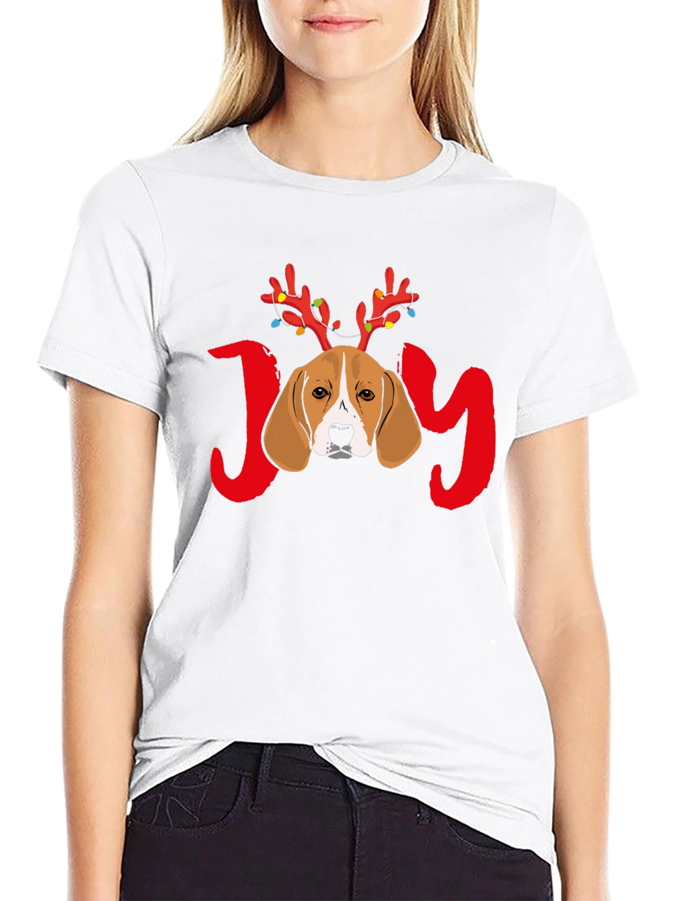 Beagle JOY Christmas T-Shirt