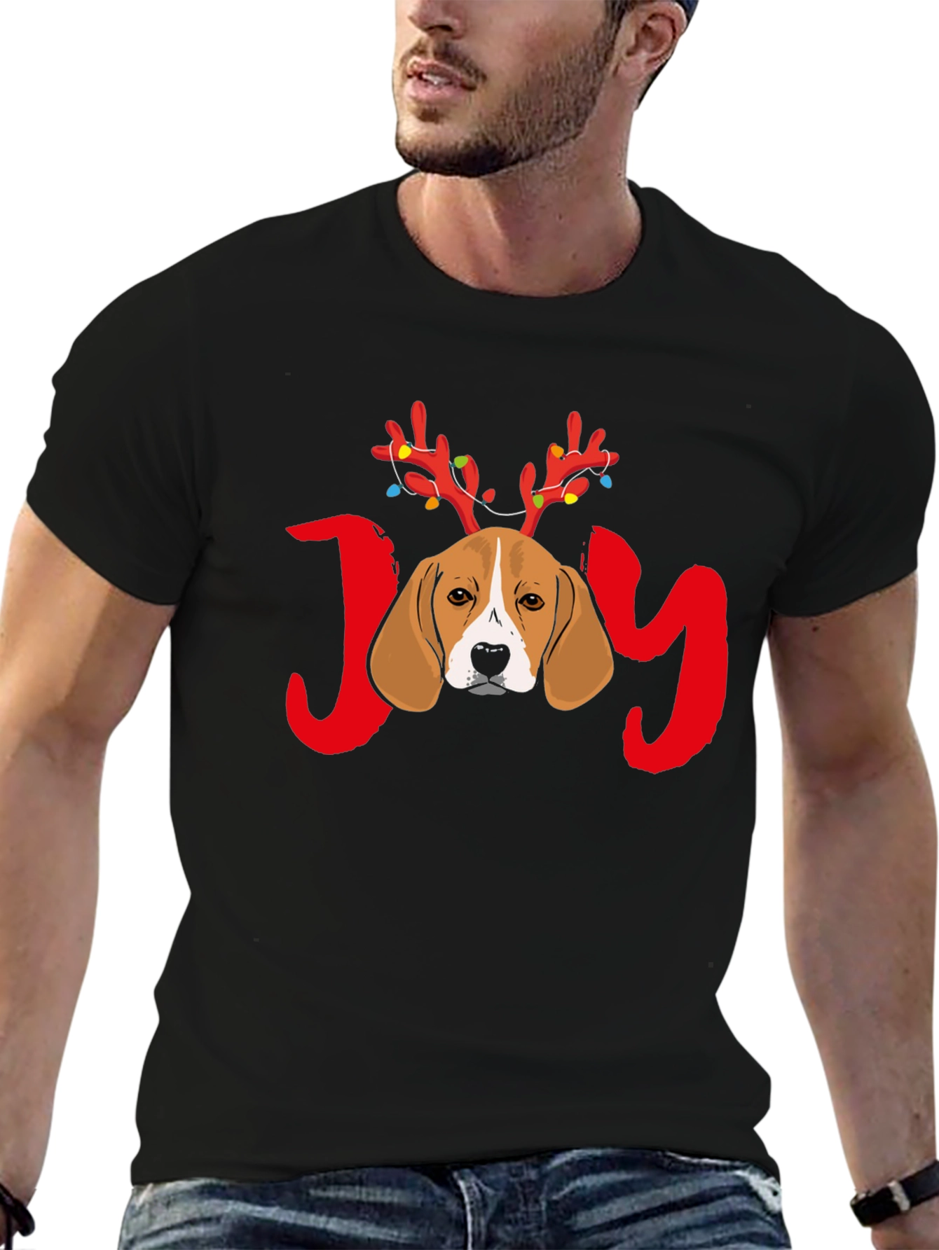 Beagle JOY Christmas T-Shirt