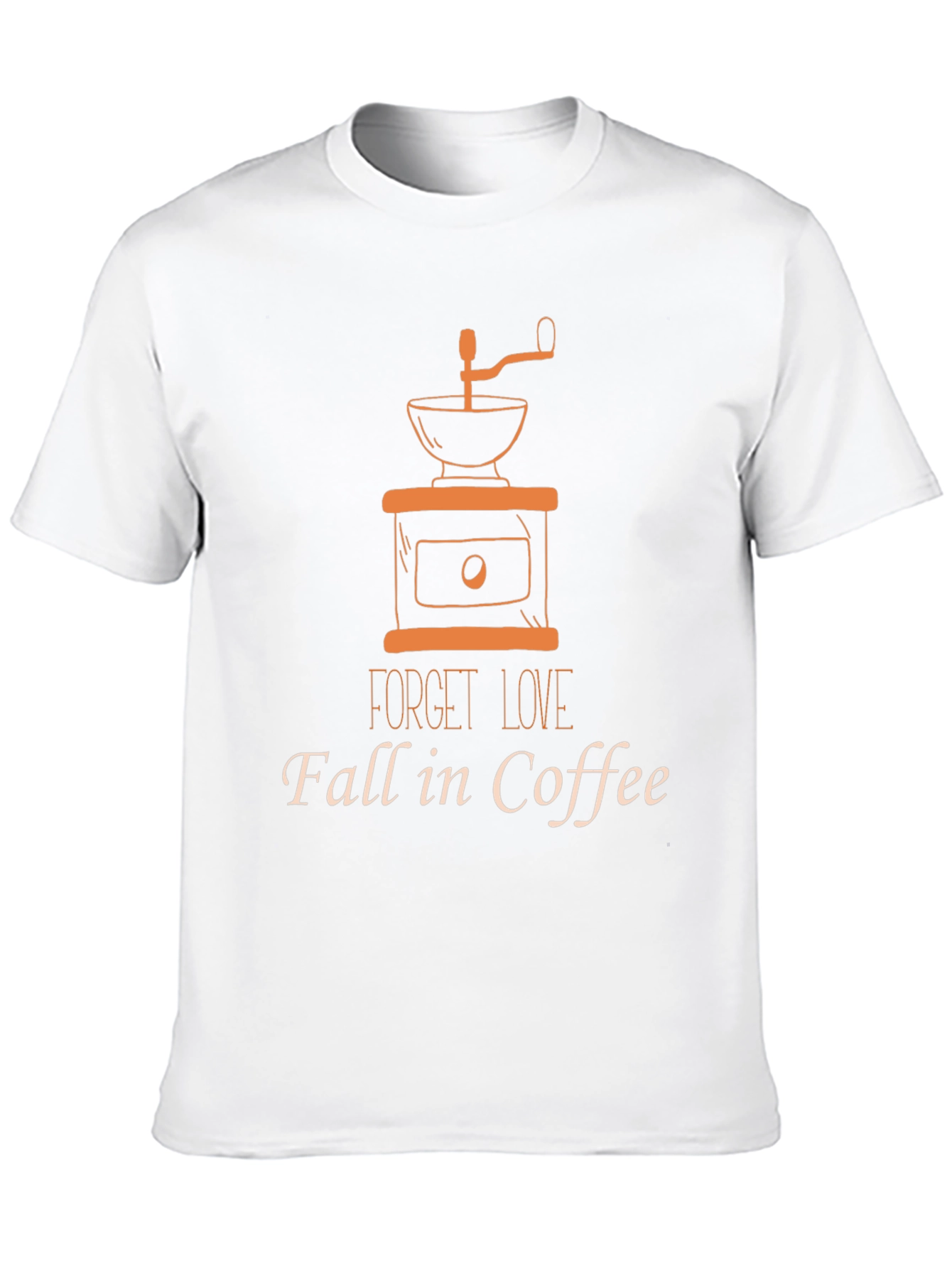 Forget Love Fall in Coffee Black T-Shirt
