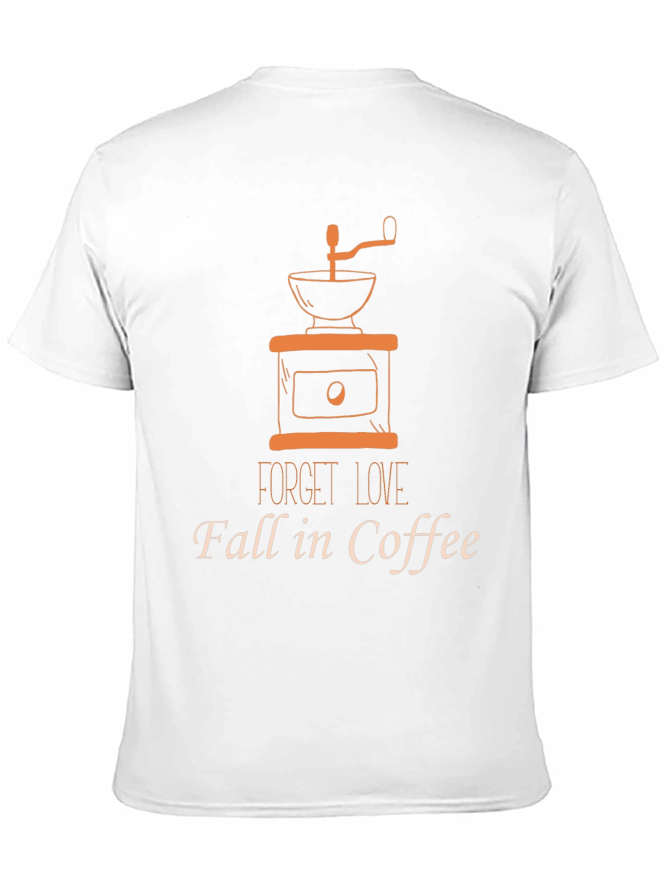 Forget Love Fall in Coffee Black T-Shirt