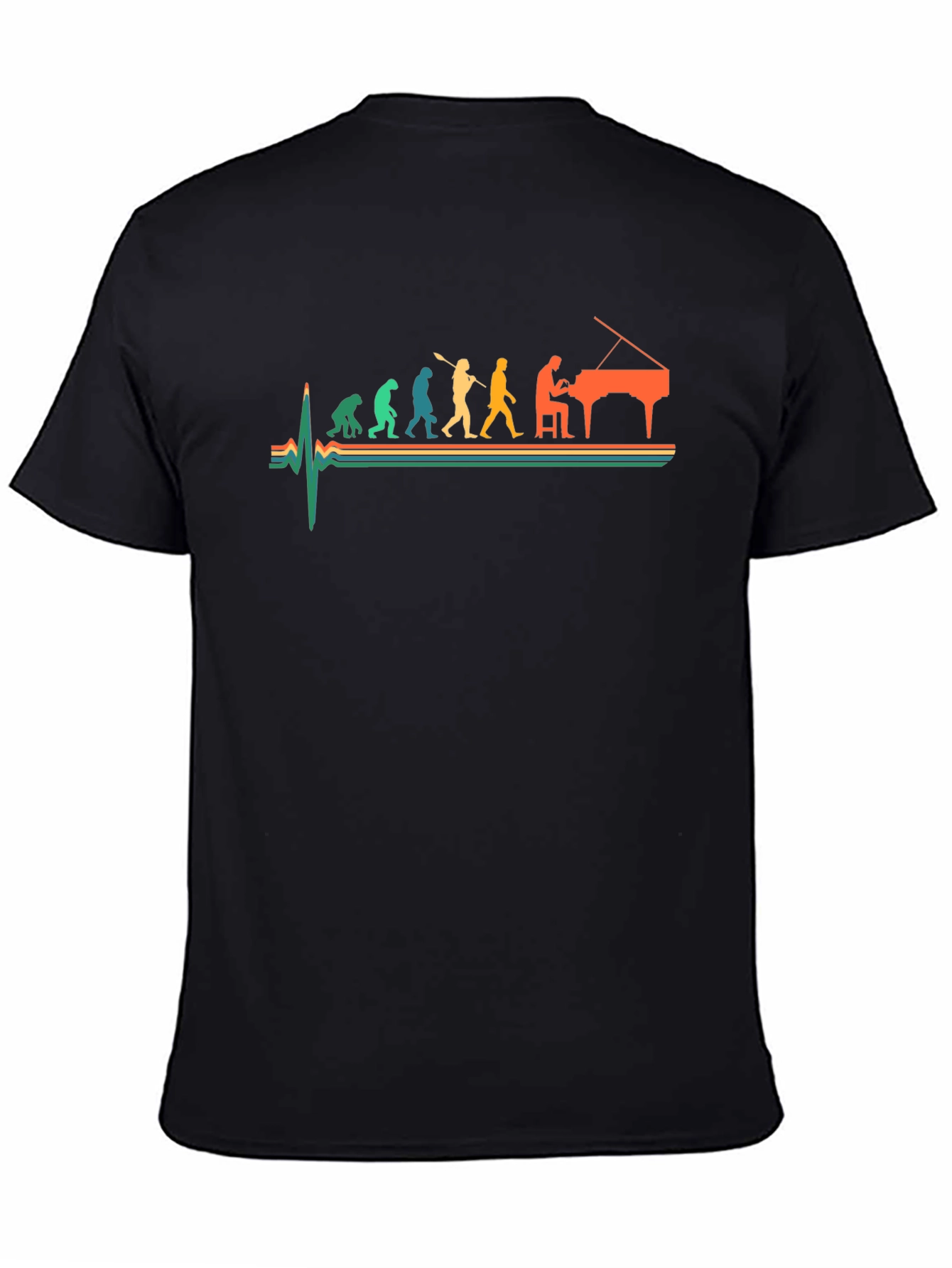 Piano Evolution Graphic Tee