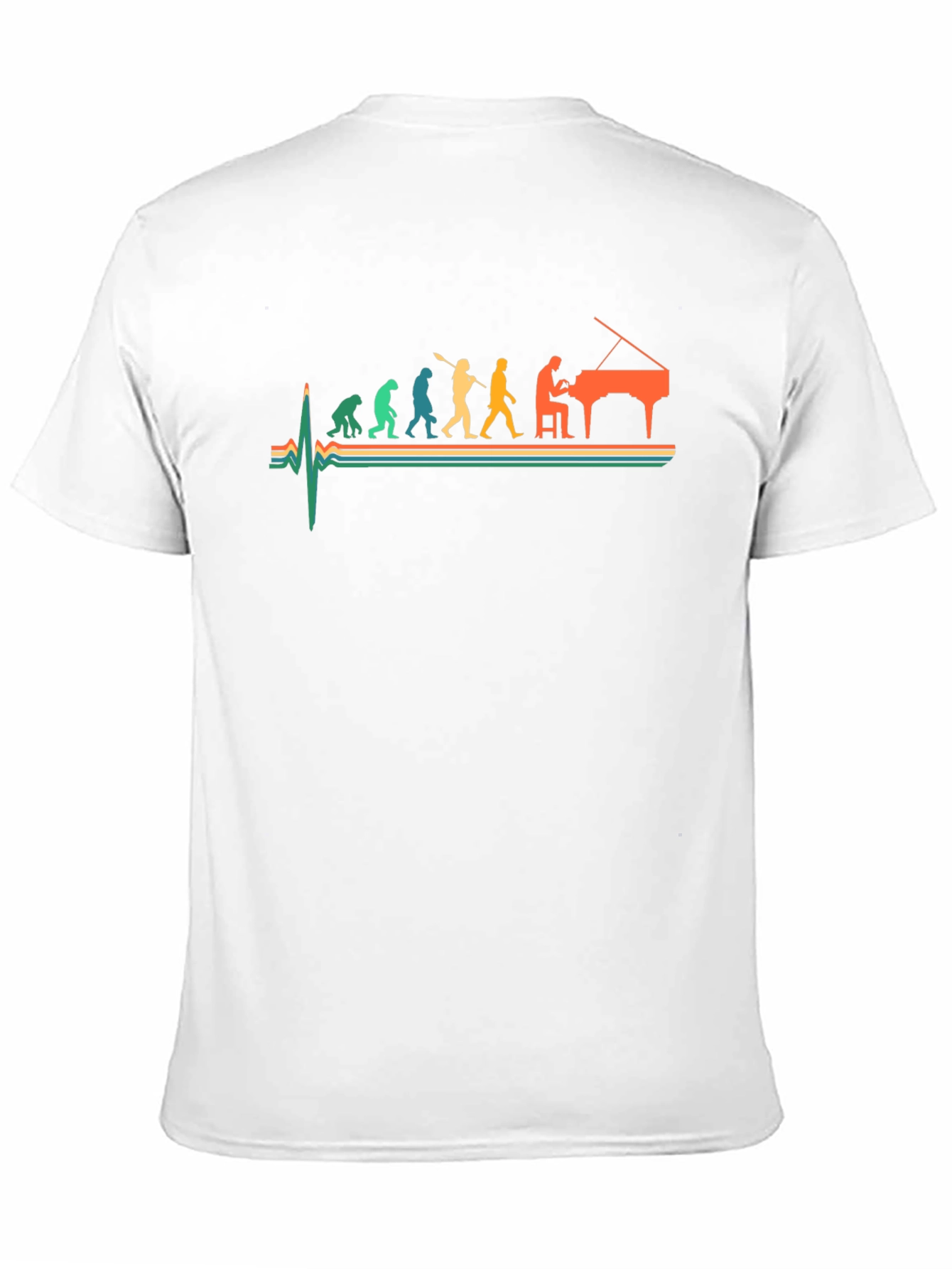 Piano Evolution Graphic Tee