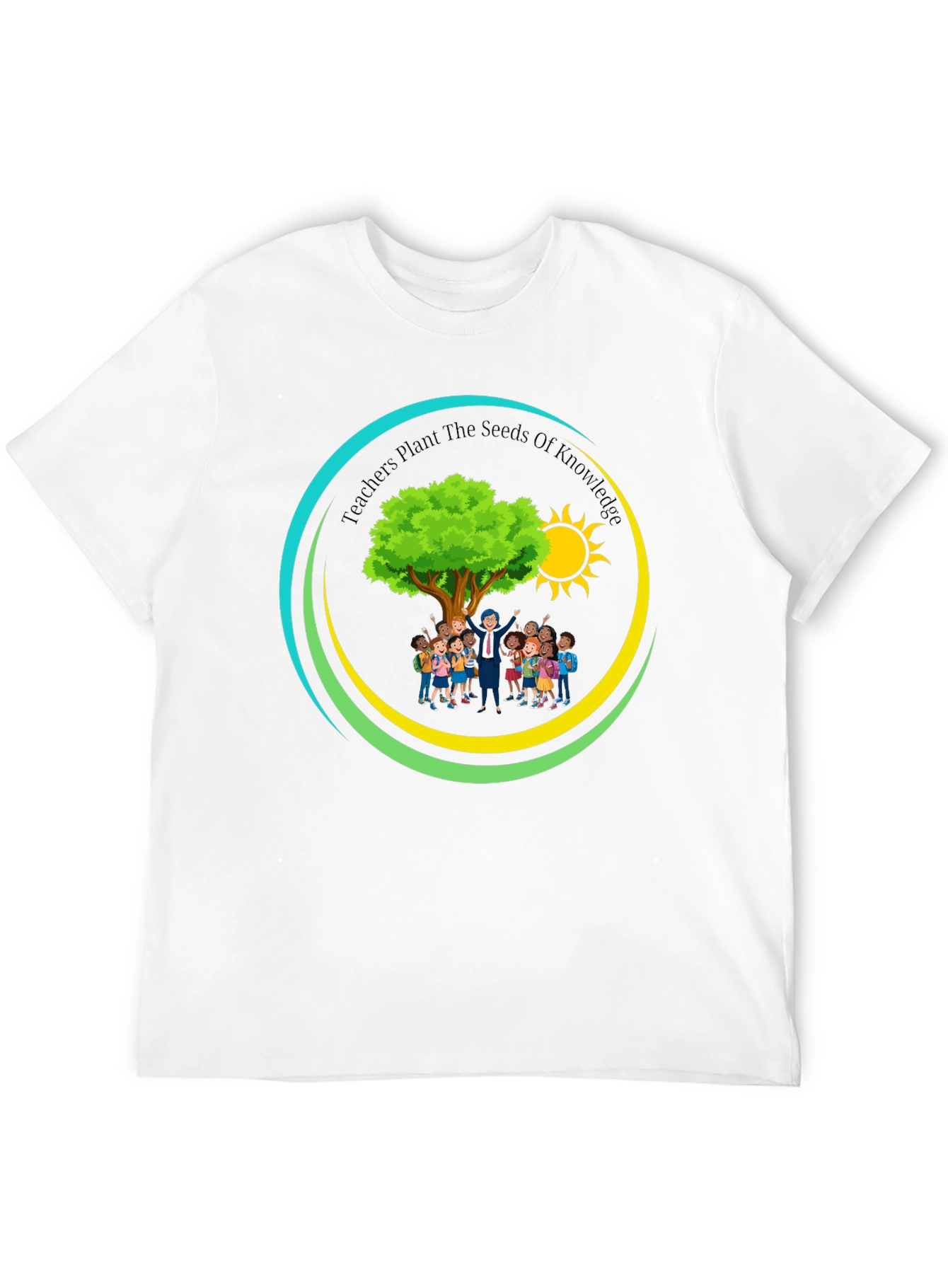 Teachers Plant the Seeds of Knowledge Black T-Shirt