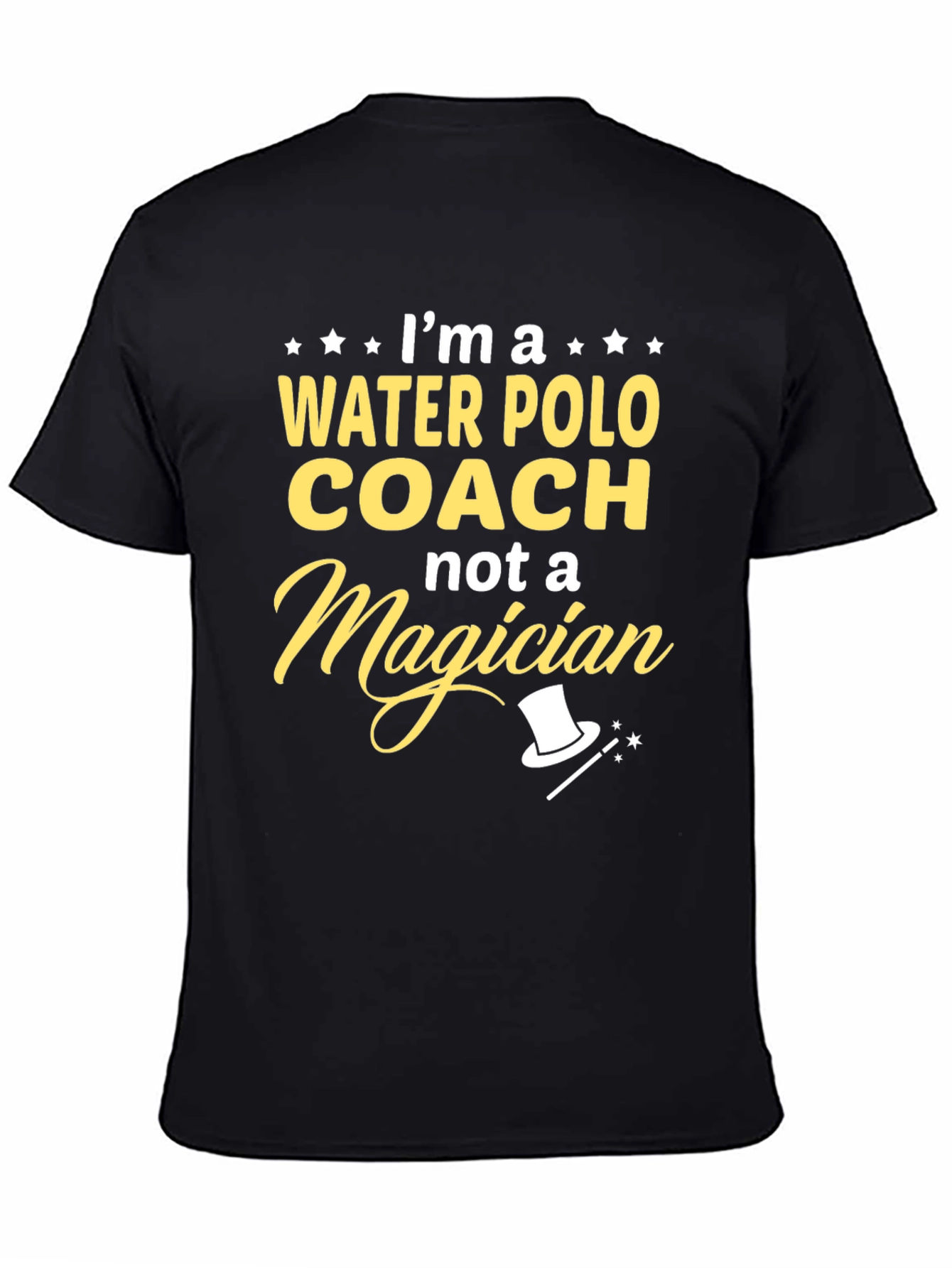 Water Polo Coach T-Shirt - Not a Magician Tee