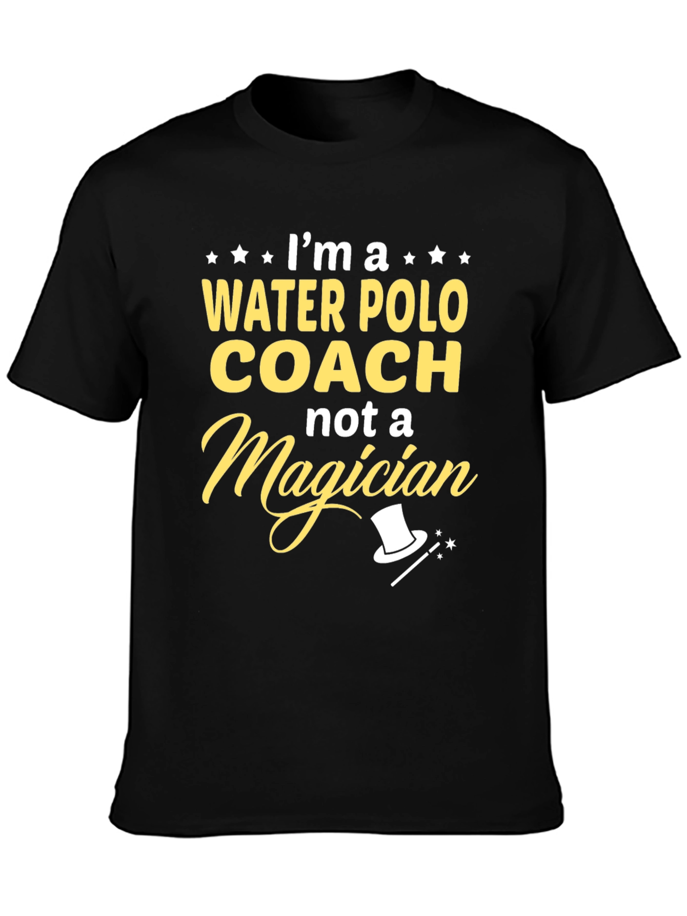 Water Polo Coach T-Shirt - Not a Magician Tee