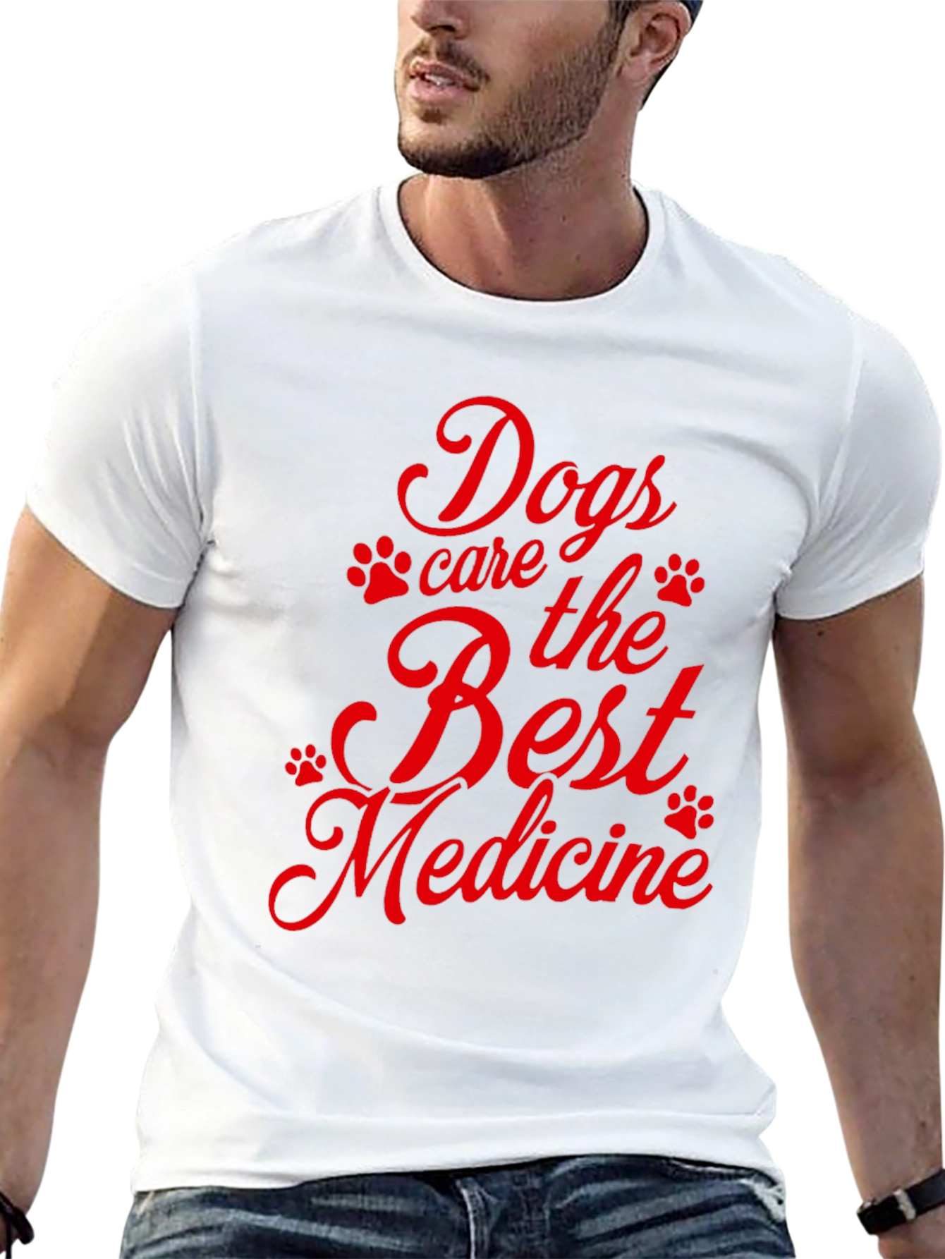 Dogs are the Best Medicine Graphic Tee