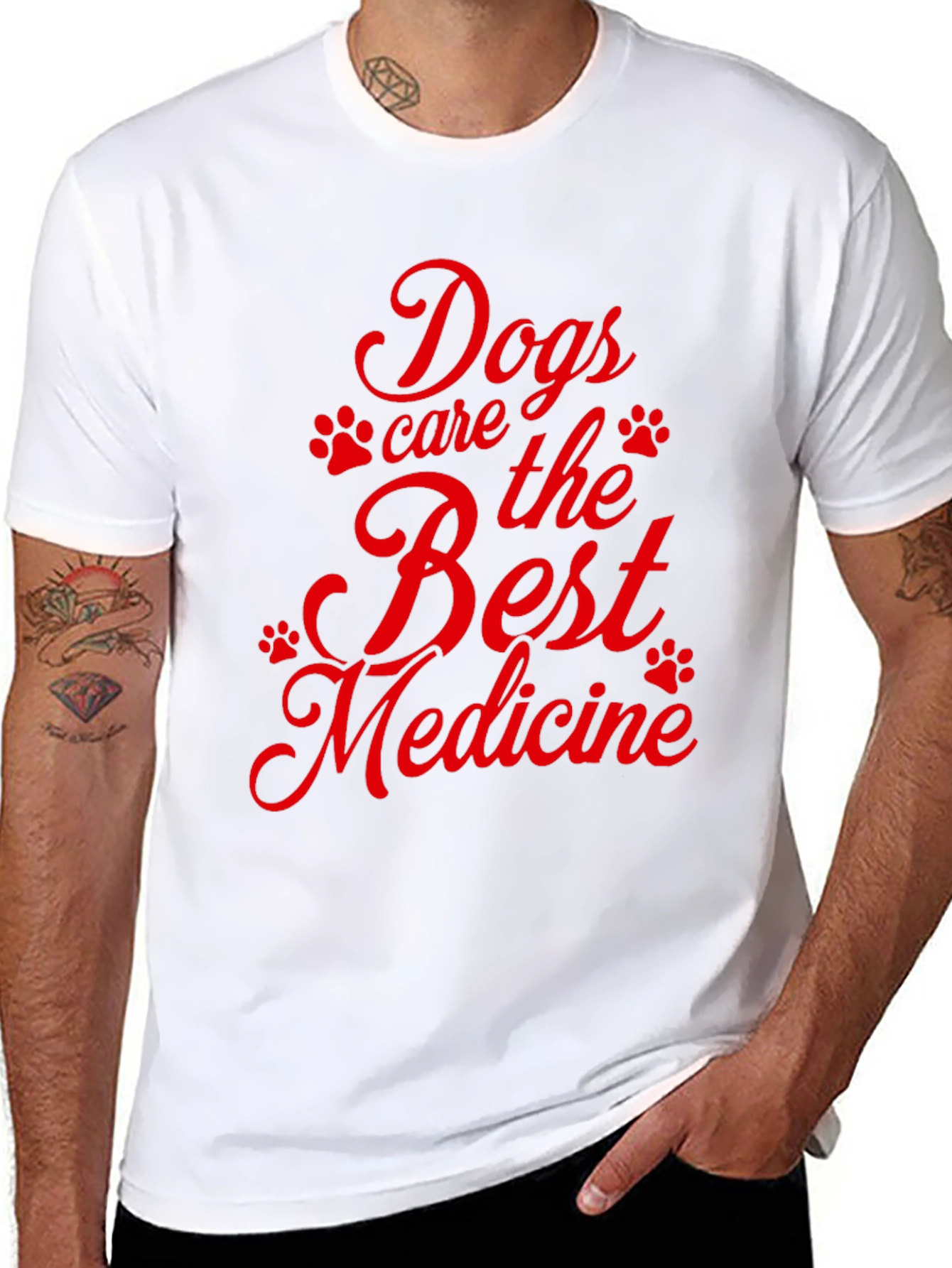 Dogs are the Best Medicine Graphic Tee