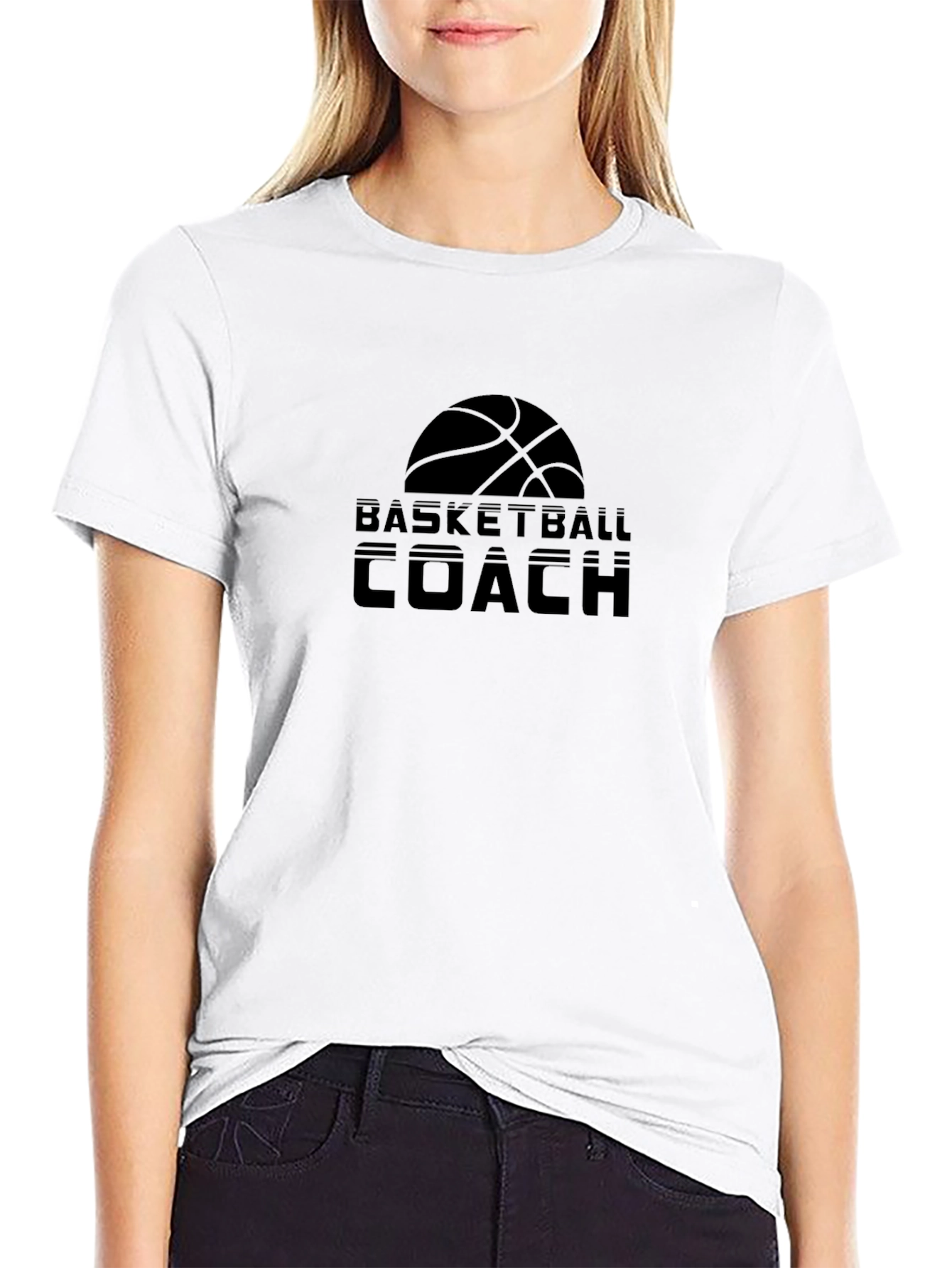Basketball Coach Black T-Shirt