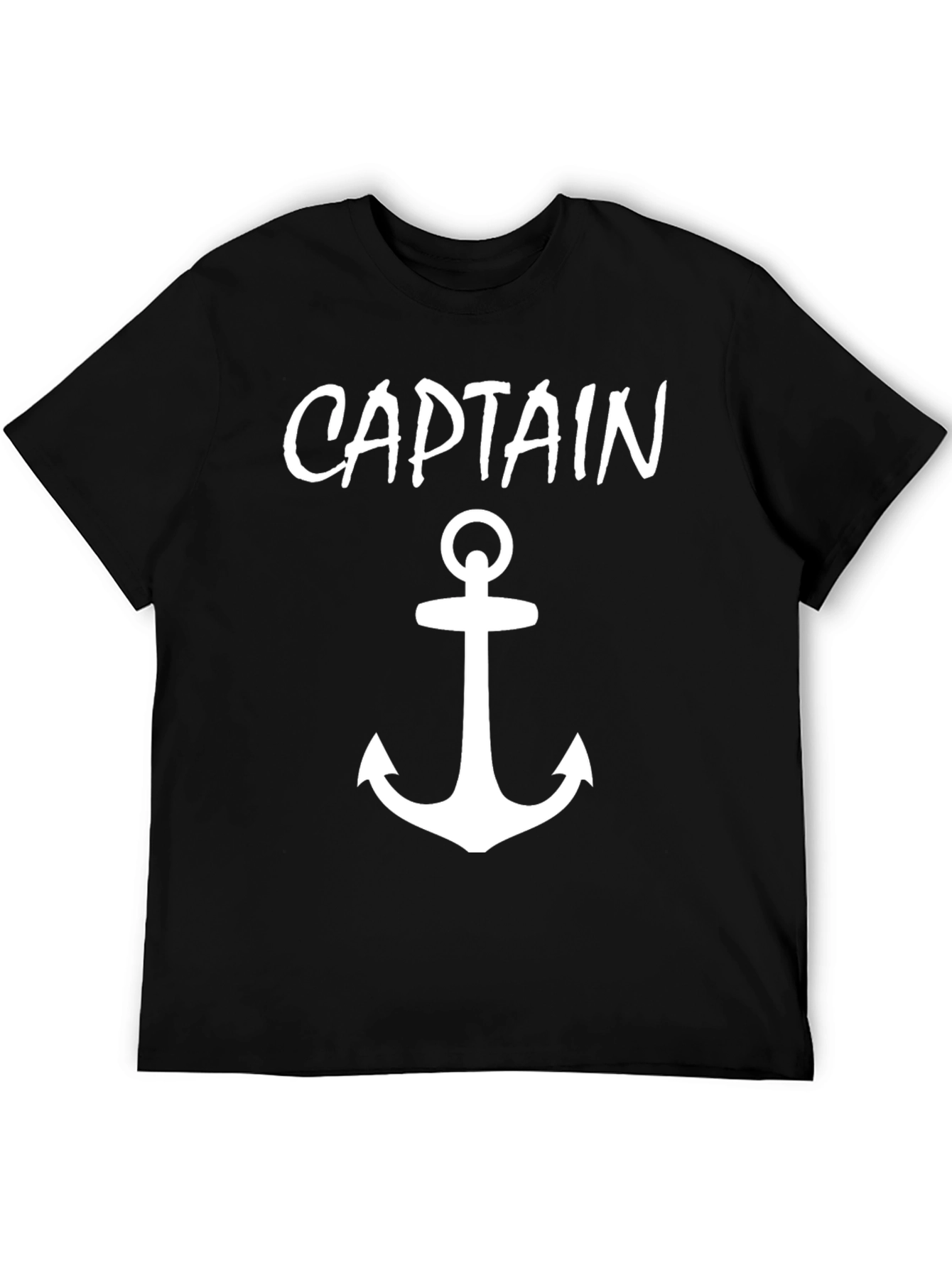 Captain Anchor Graphic Tee - Nautical Style T-Shirt