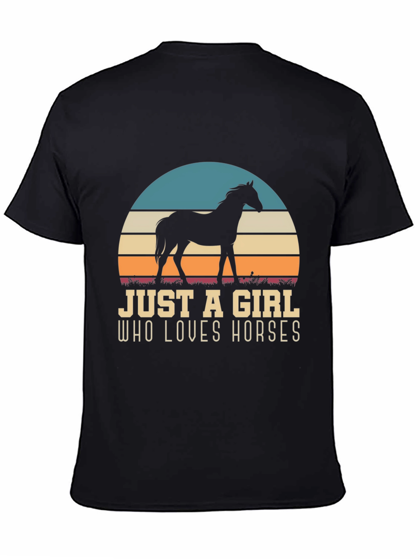 Just A Girl Who Loves Horses Graphic Tee