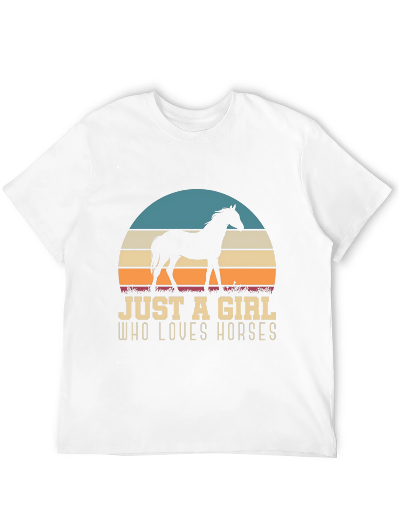 Just A Girl Who Loves Horses Graphic Tee