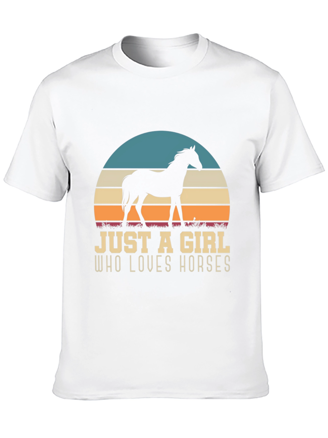 Just A Girl Who Loves Horses Graphic Tee