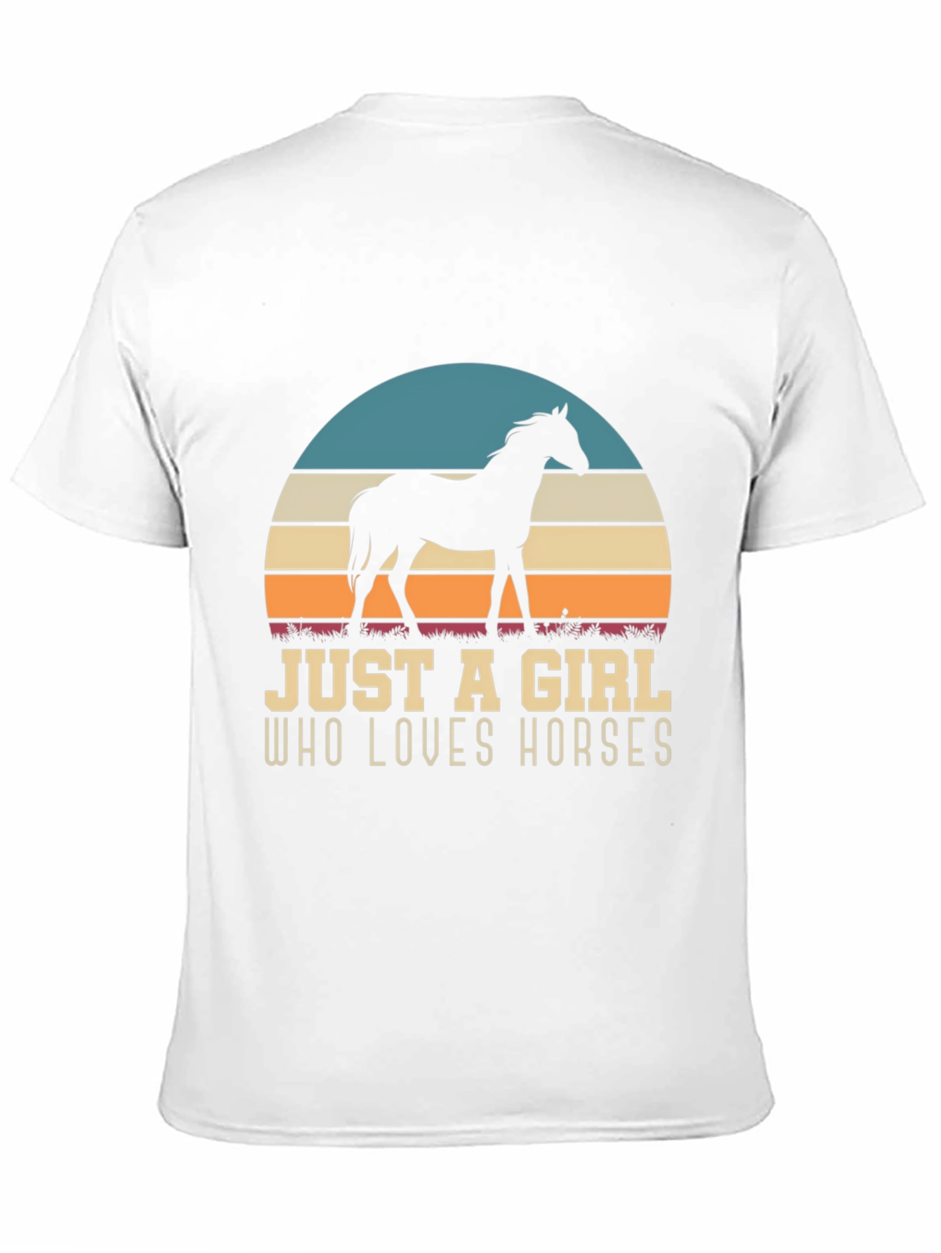 Just A Girl Who Loves Horses Graphic Tee