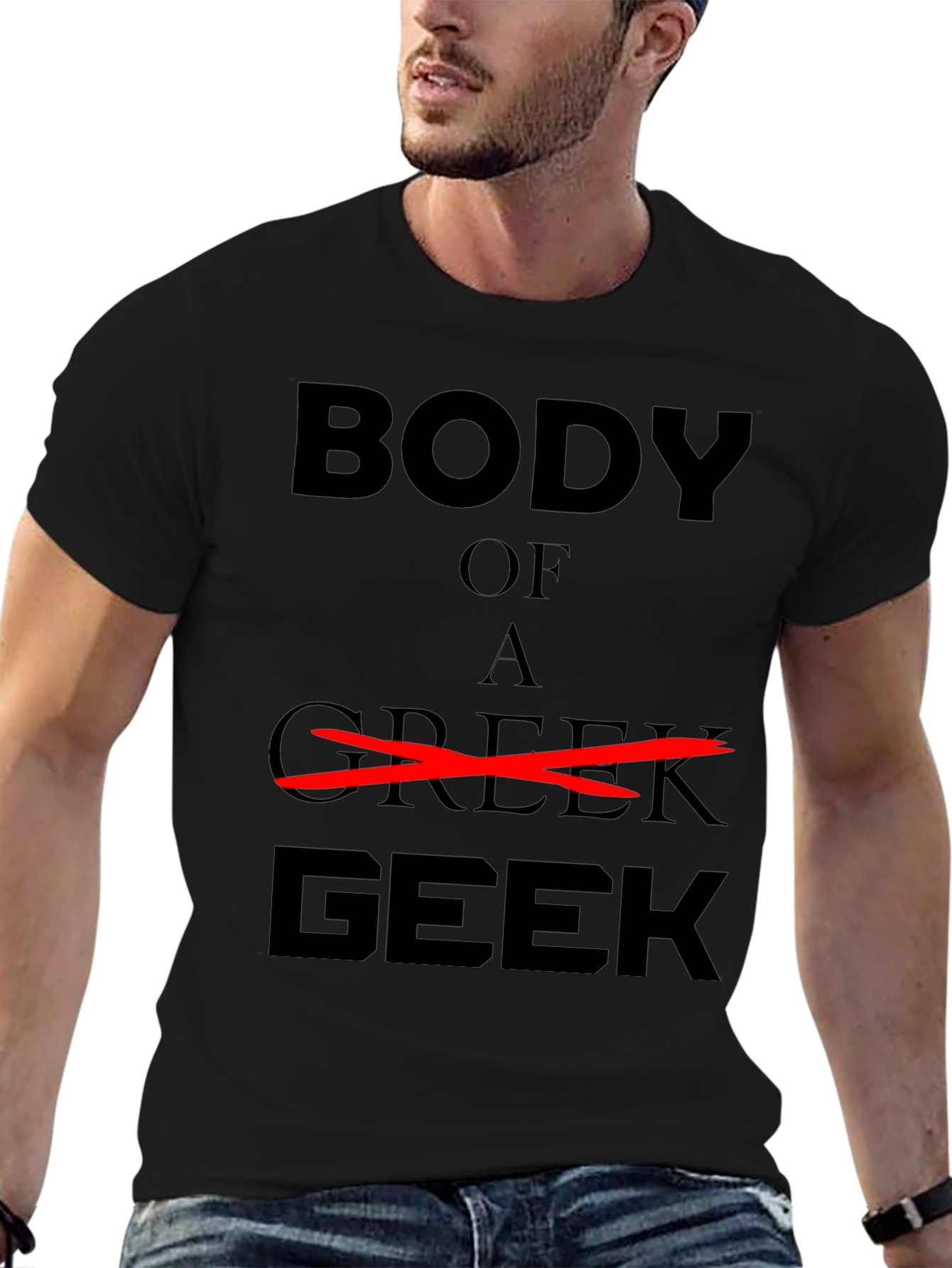 Body of a Geek Graphic T-Shirt