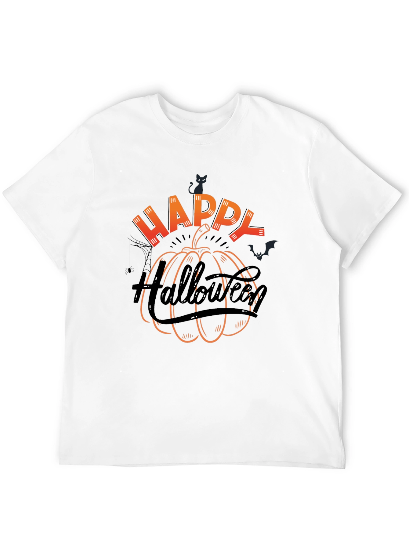 Happy Halloween Pumpkin Graphic T-Shirt