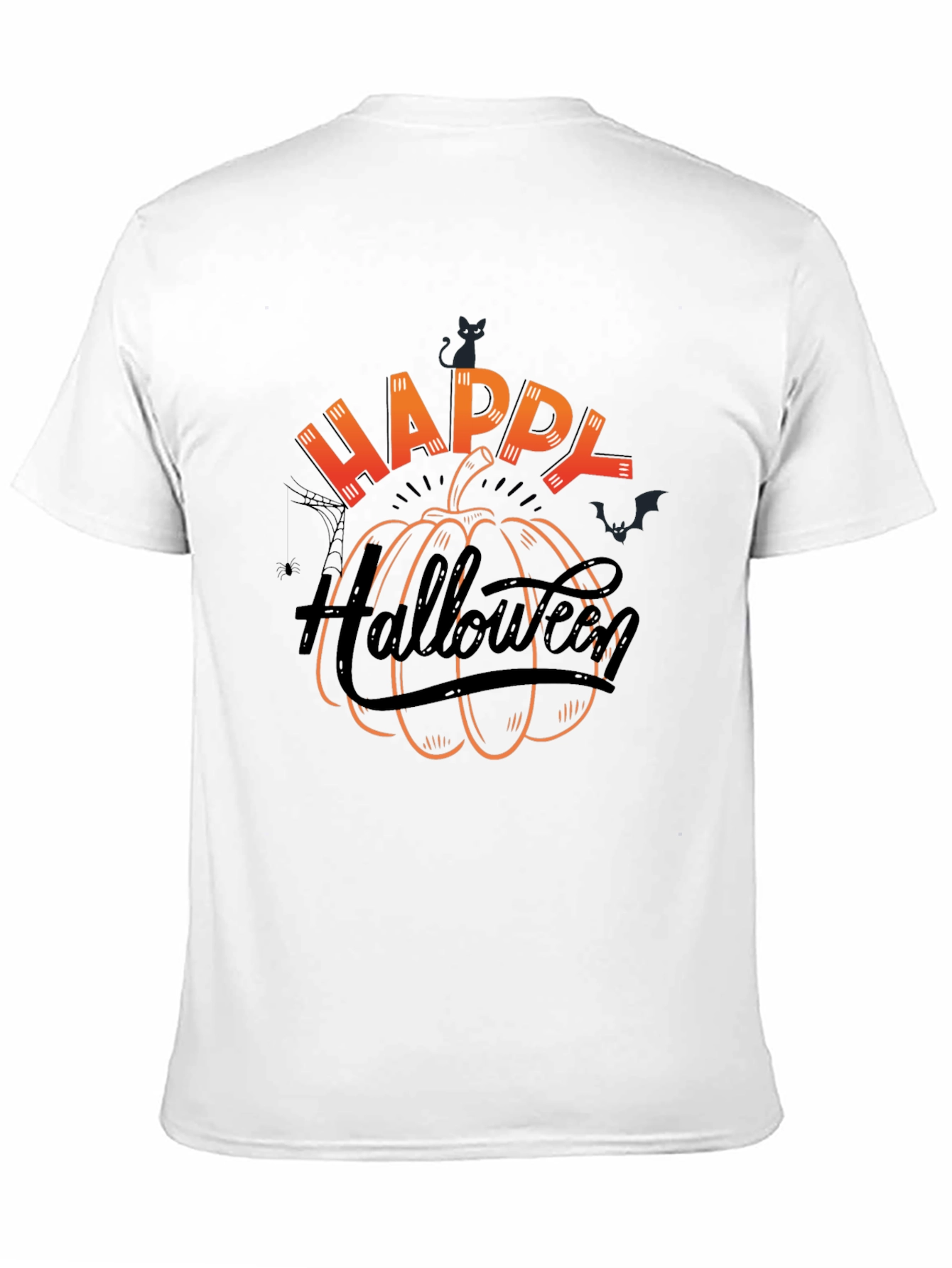 Happy Halloween Pumpkin Graphic T-Shirt
