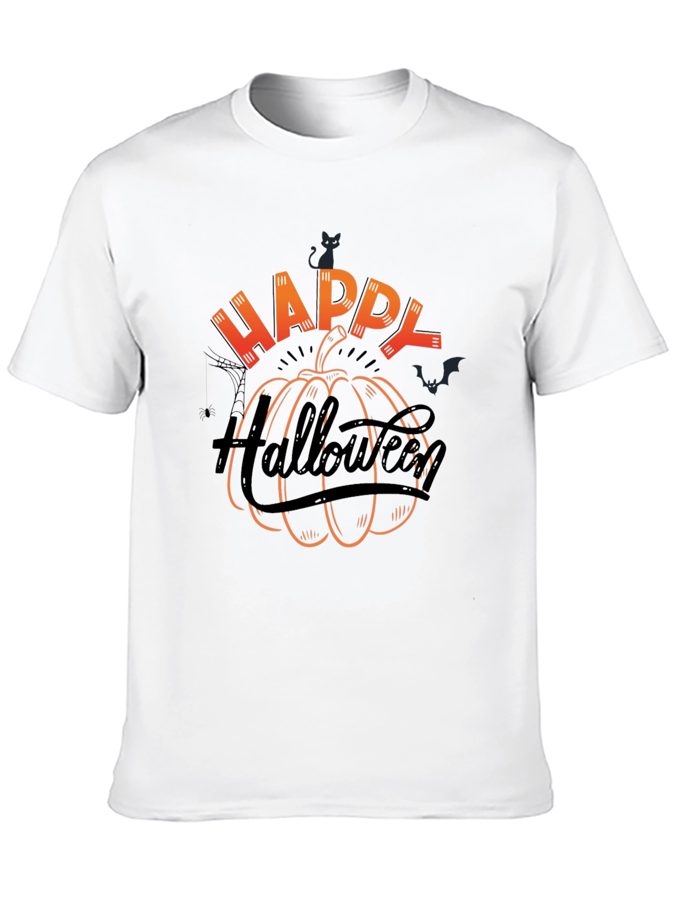 Happy Halloween Pumpkin Graphic T-Shirt