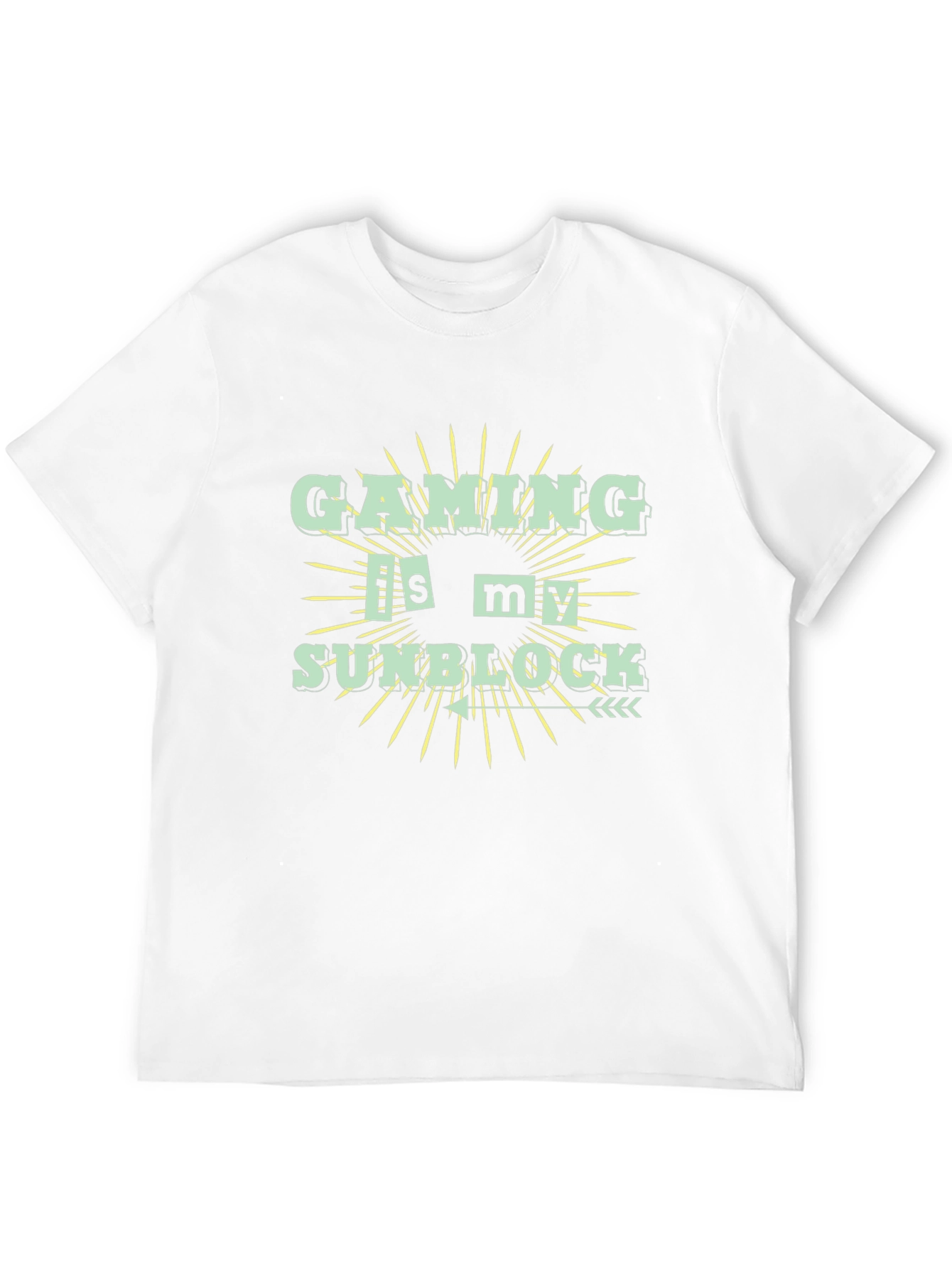 Gaming is My Sunblock Black T-Shirt