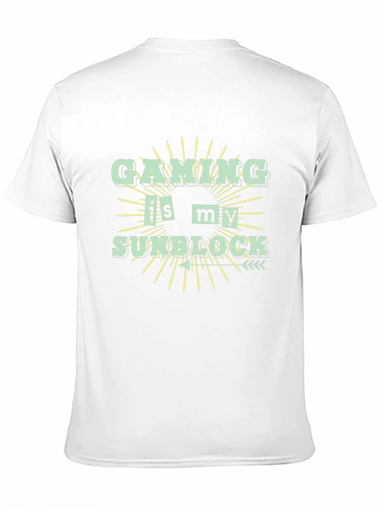 Gaming is My Sunblock Black T-Shirt