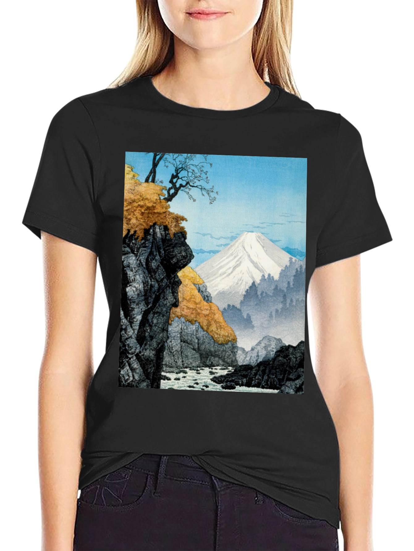 Mount Fuji T-Shirt - Japanese Landscape Art Tee
