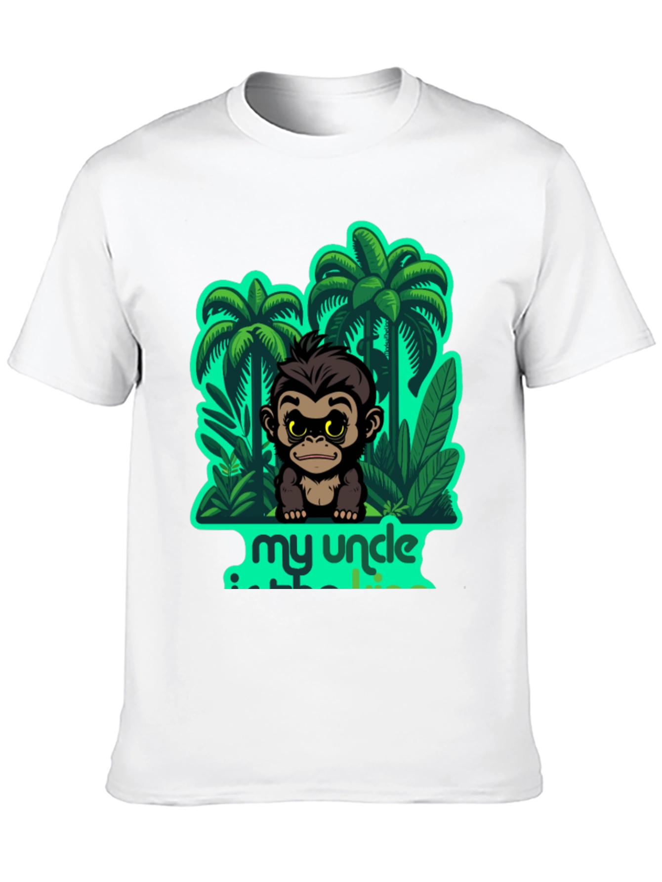 Funny Monkey Uncle T-Shirt