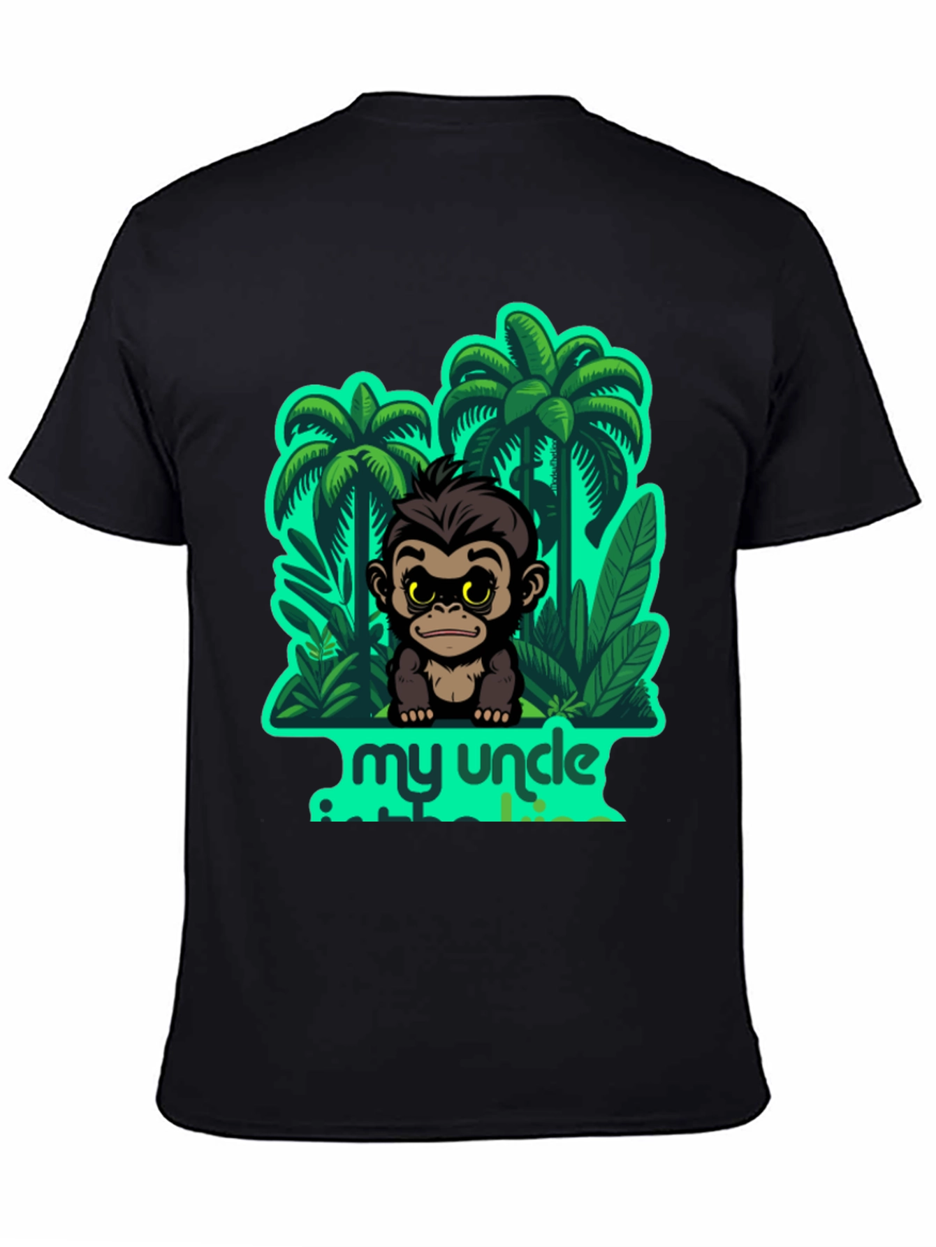 Funny Monkey Uncle T-Shirt
