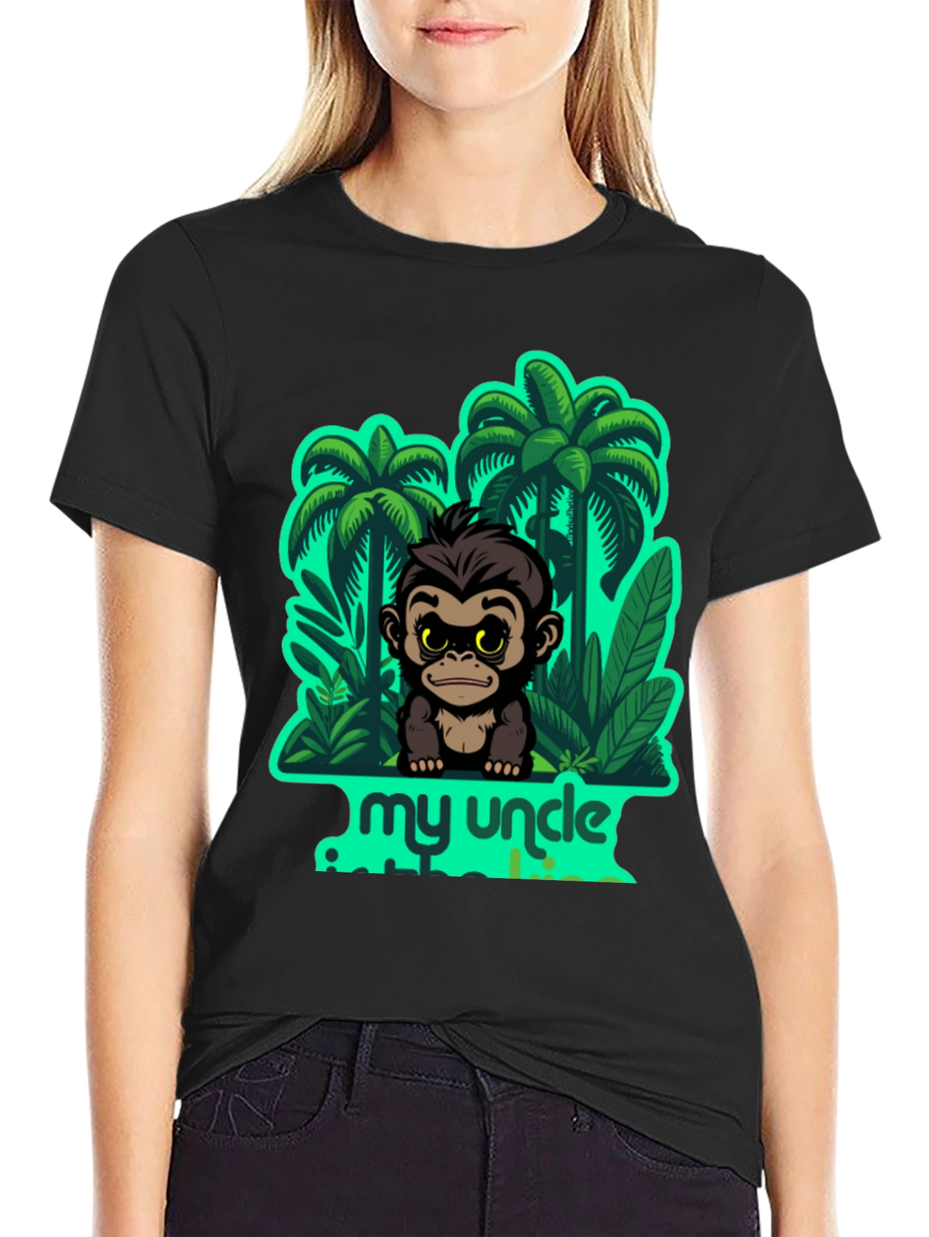 Funny Monkey Uncle T-Shirt