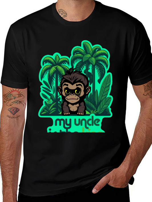 Funny Monkey Uncle T-Shirt