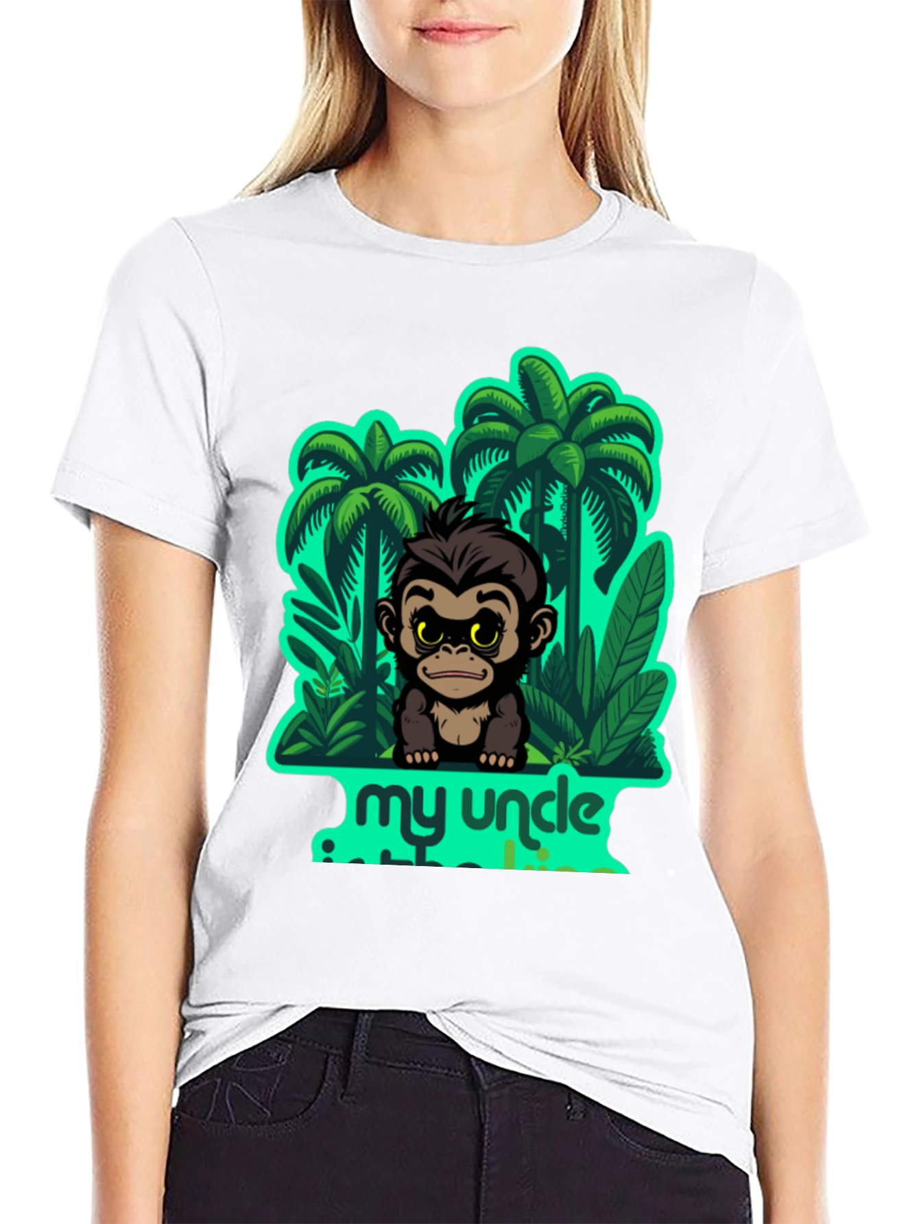 Funny Monkey Uncle T-Shirt