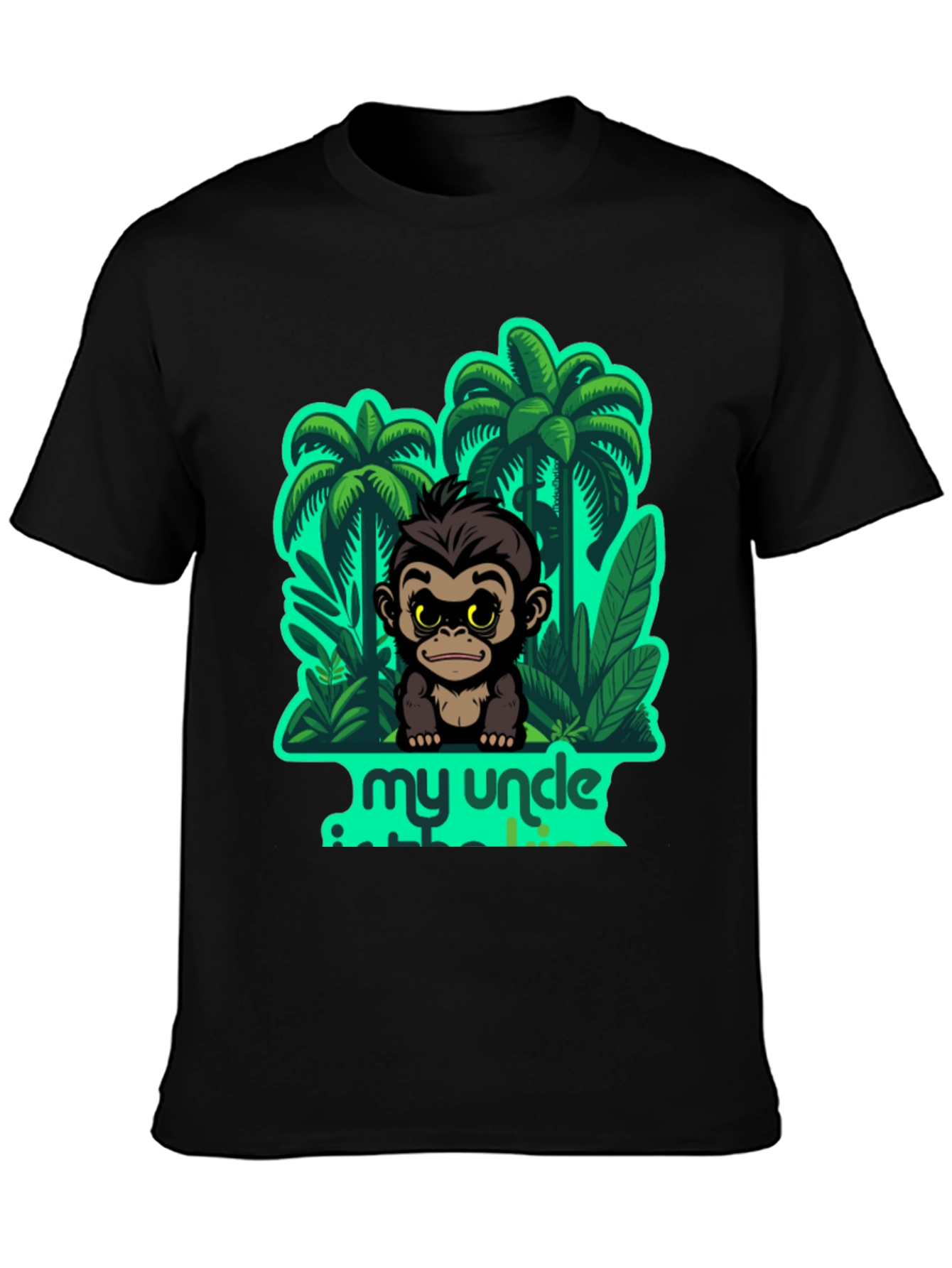 Funny Monkey Uncle T-Shirt