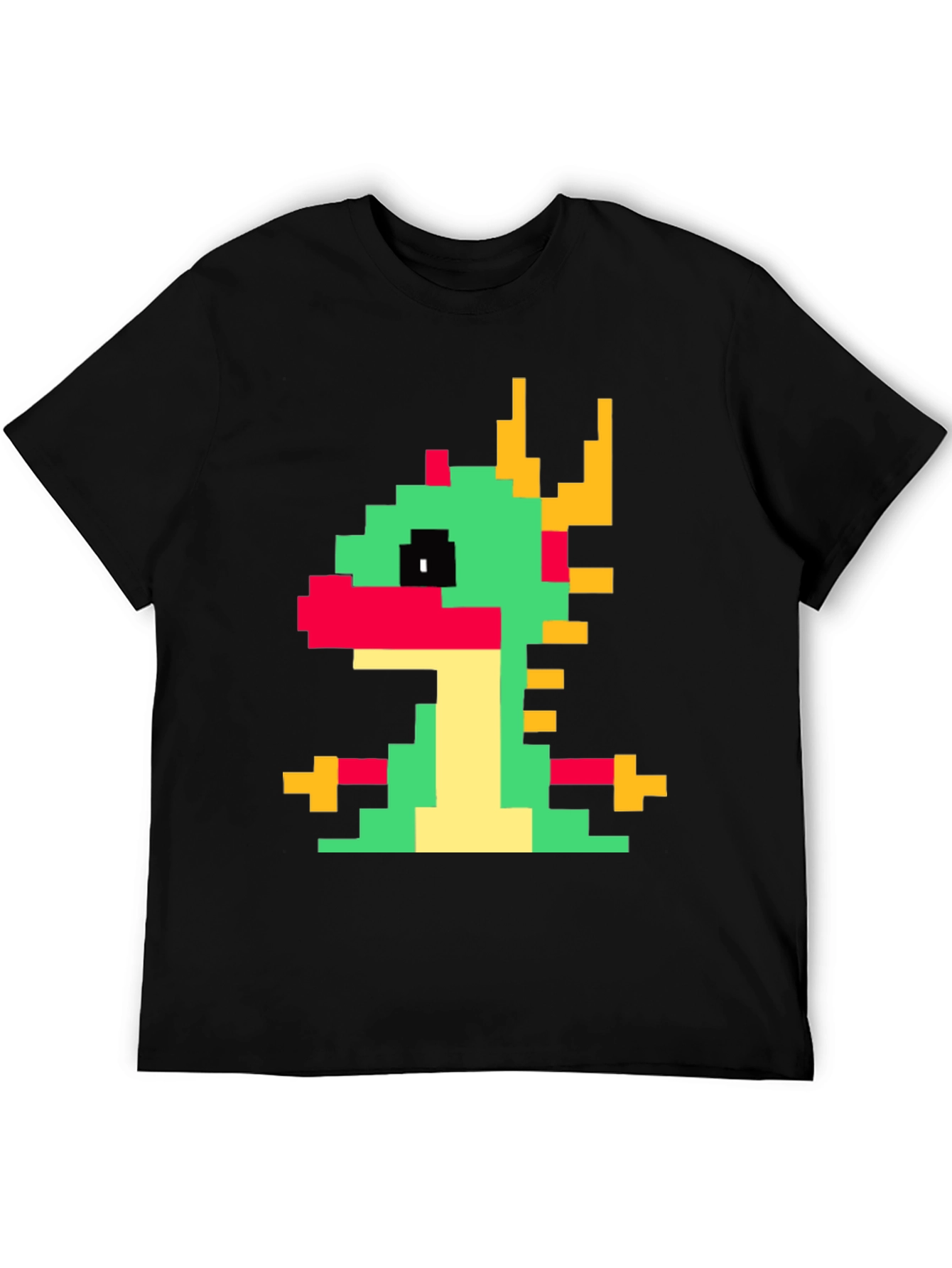 Retro Pixel Dragon Graphic Tee