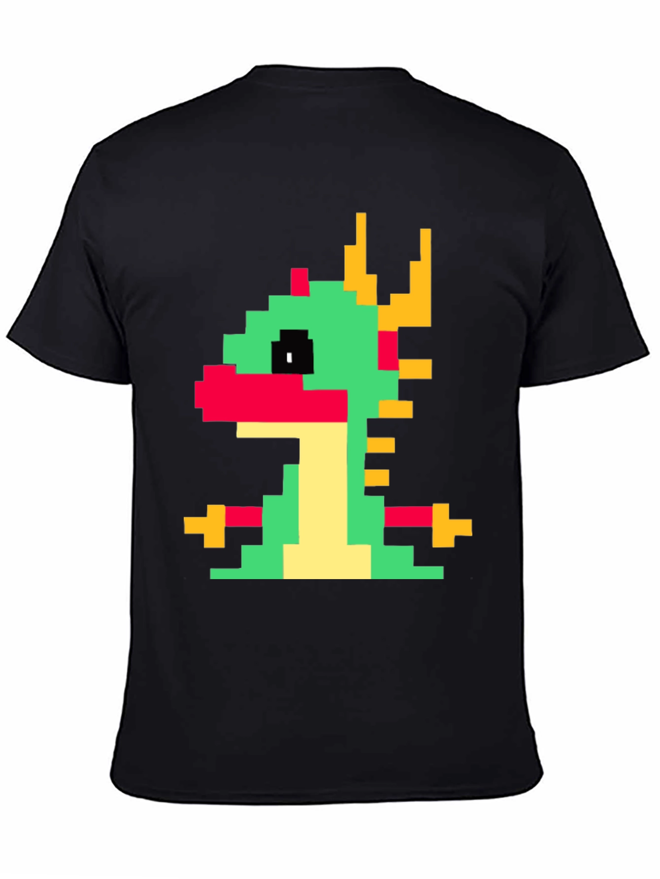 Retro Pixel Dragon Graphic Tee