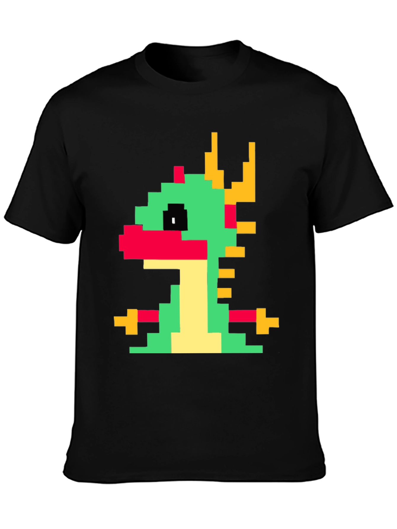 Retro Pixel Dragon Graphic Tee