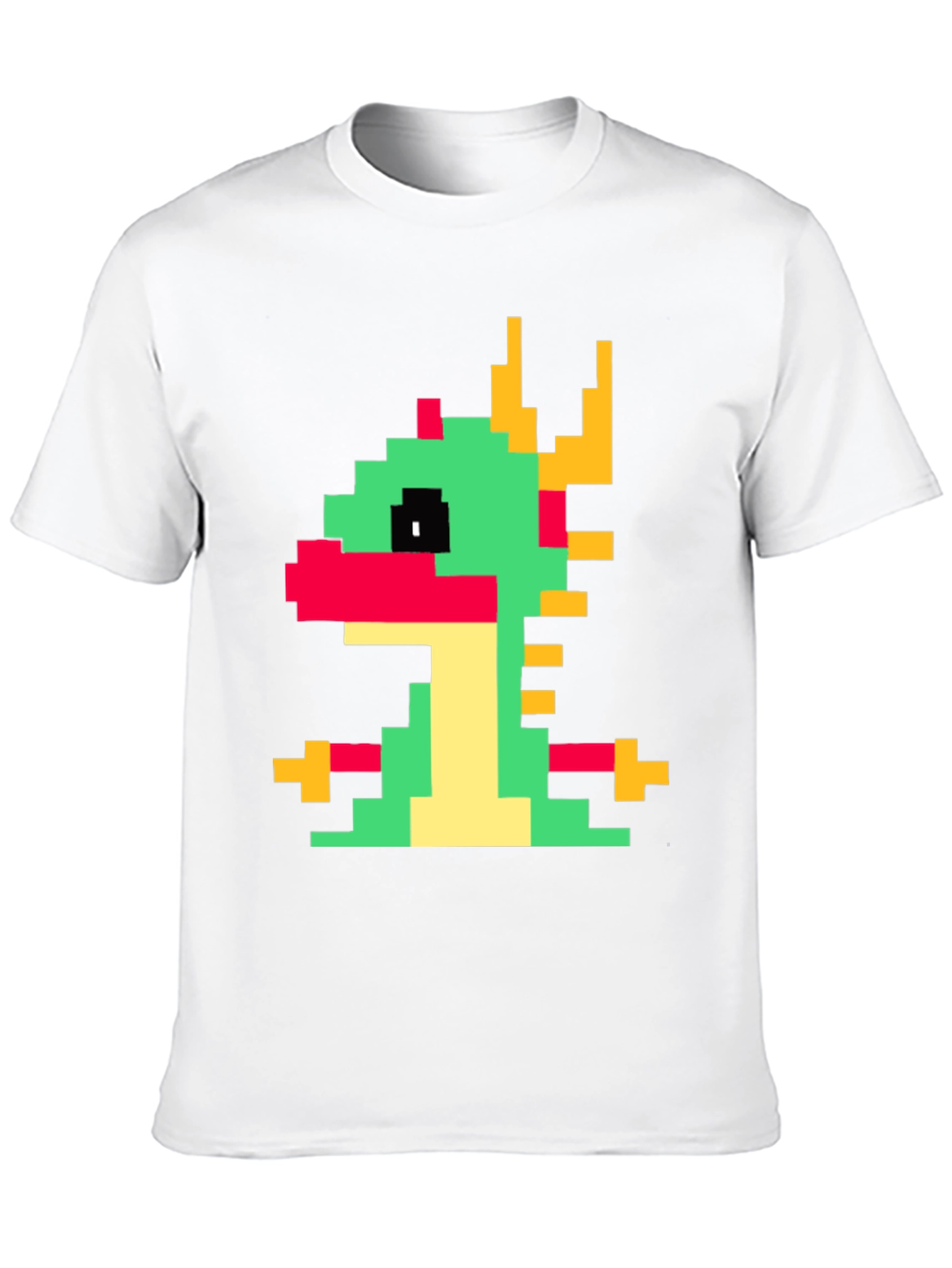 Retro Pixel Dragon Graphic Tee