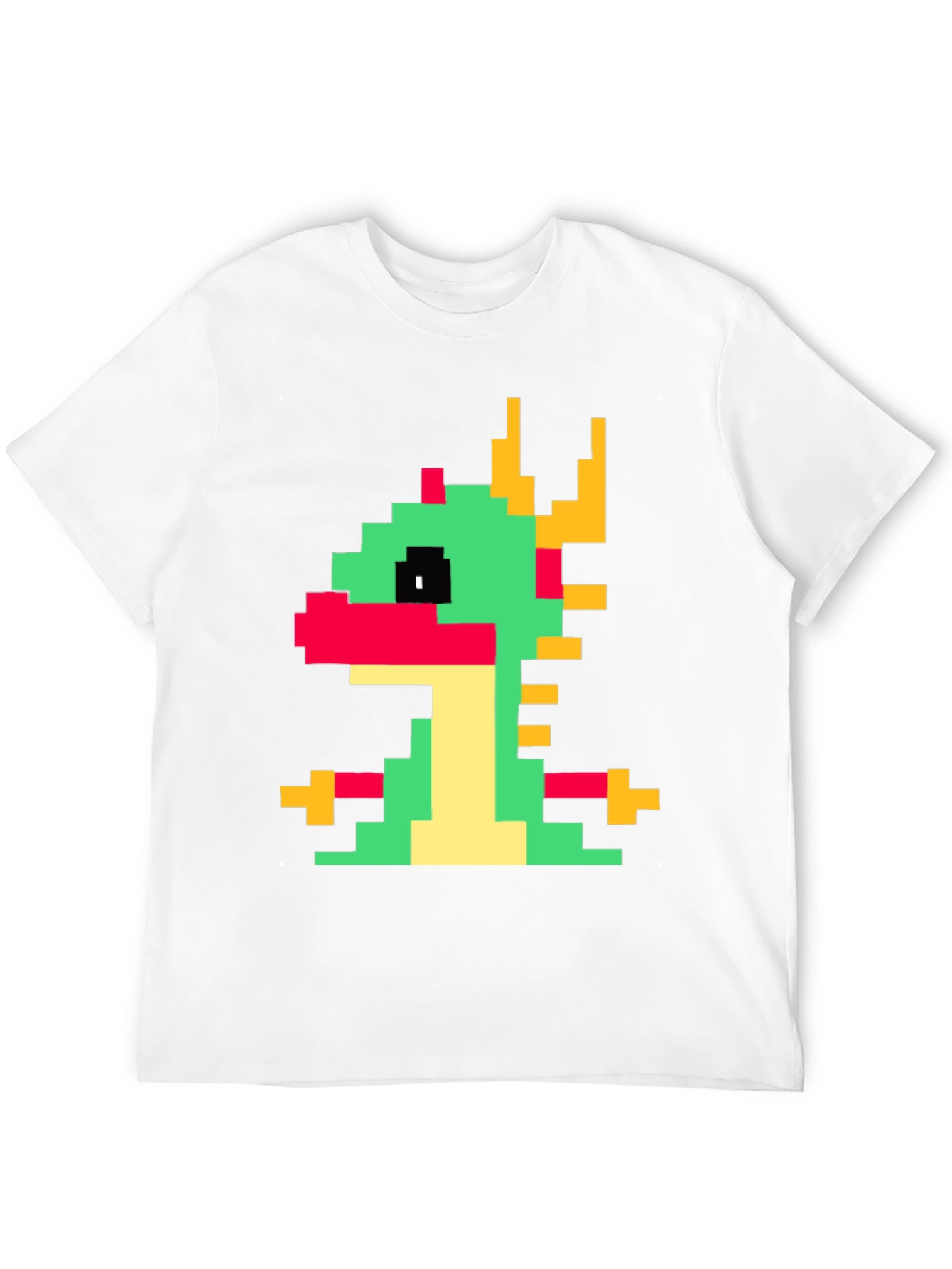 Retro Pixel Dragon Graphic Tee